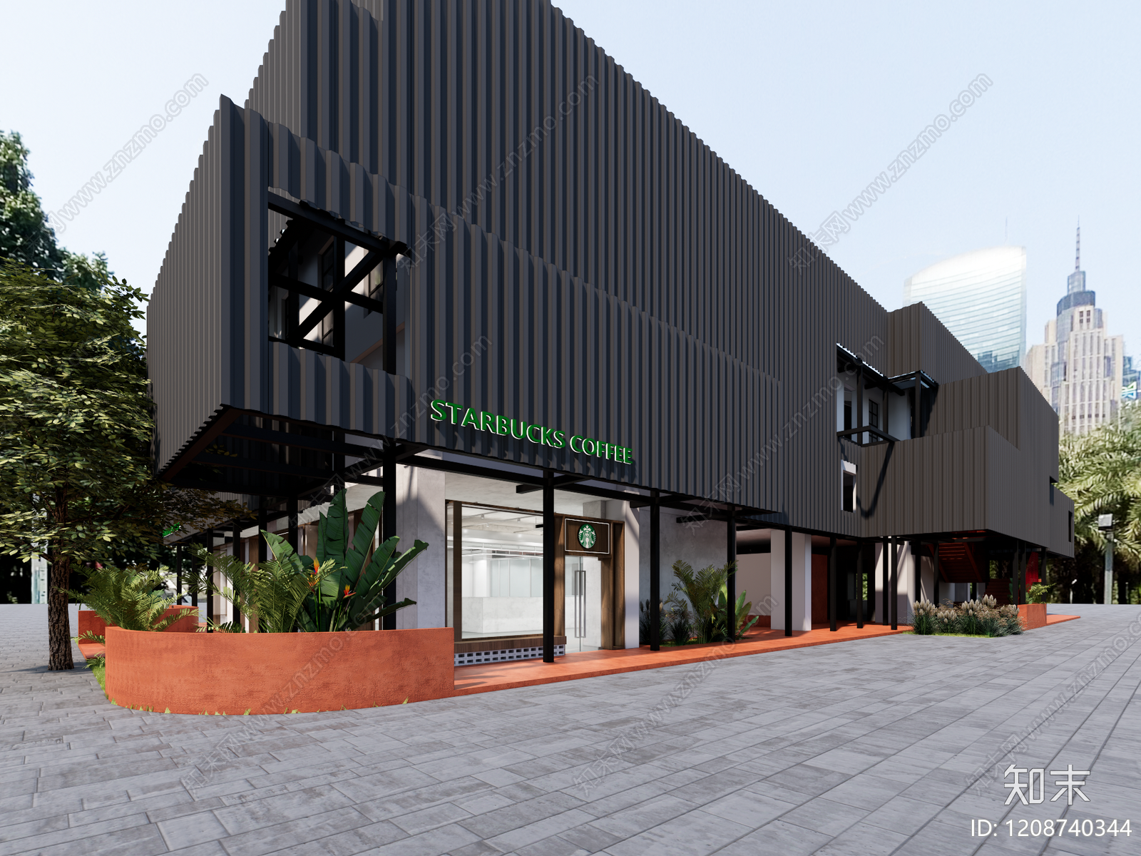 现代极简其他公共建筑SU模型下载【ID:1208740344】