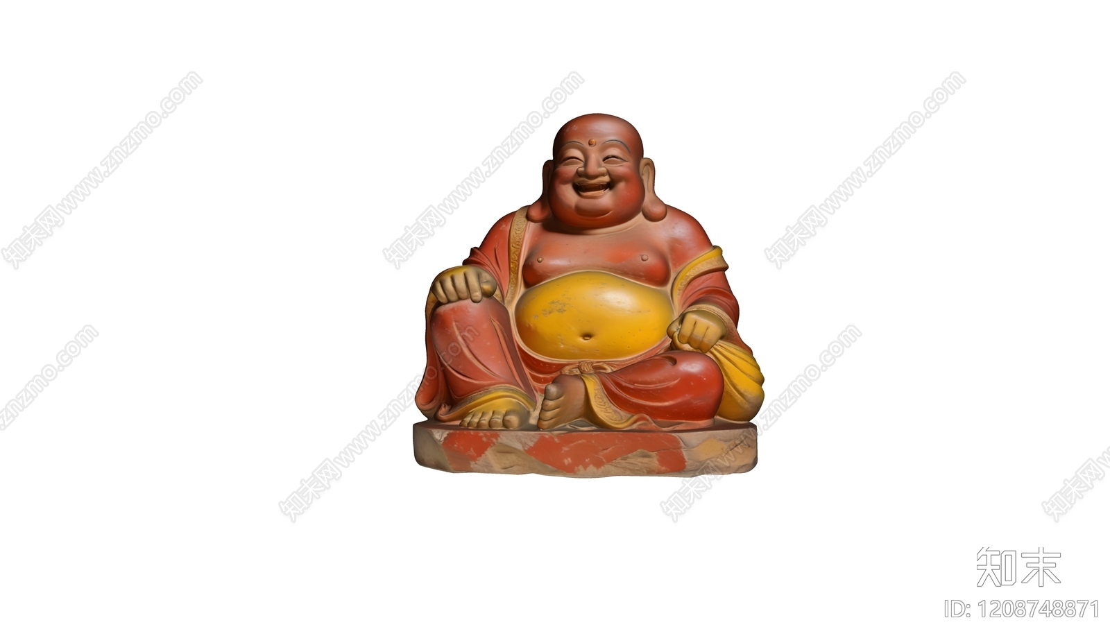 现代新中式雕塑SU模型下载【ID:1208748871】