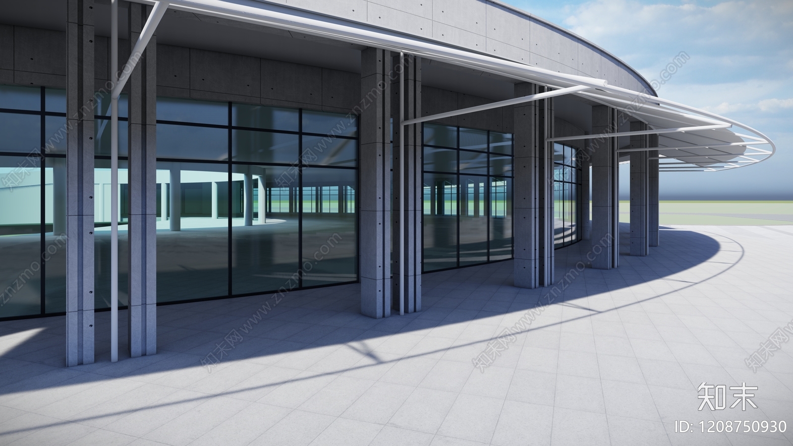 现代小公建SU模型下载【ID:1208750930】
