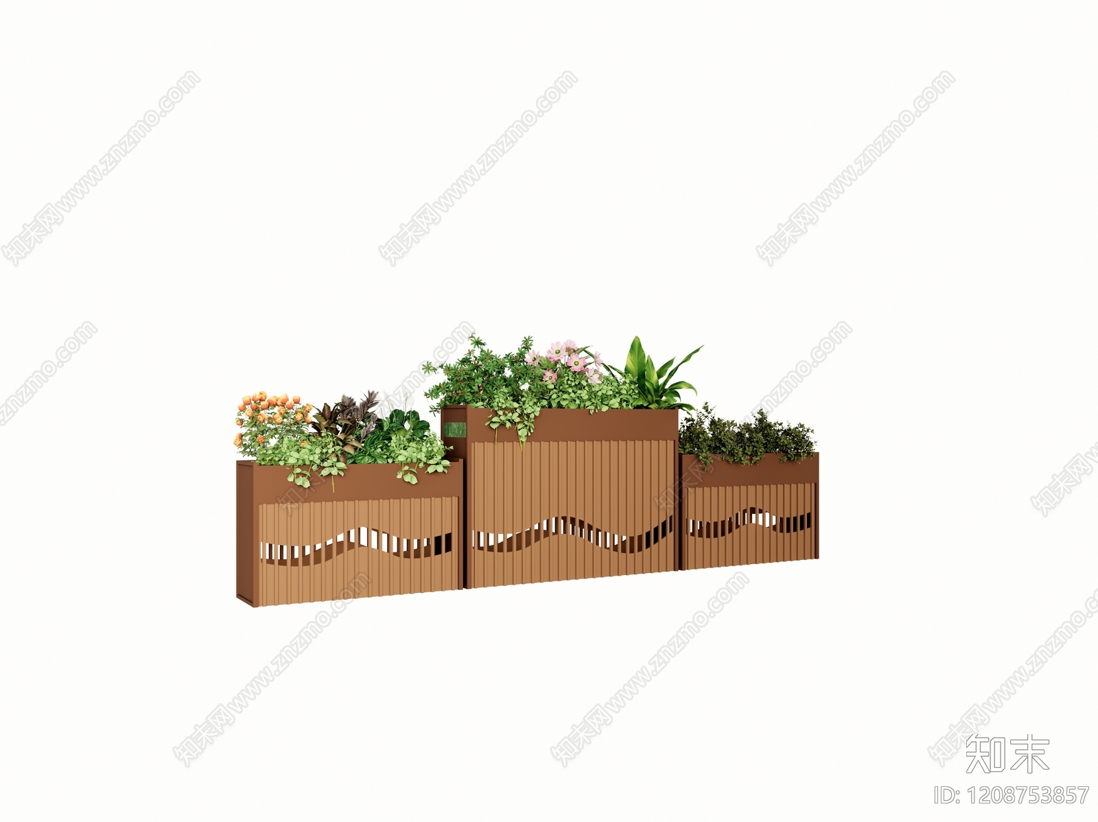 现代花钵花器SU模型下载【ID:1208753857】