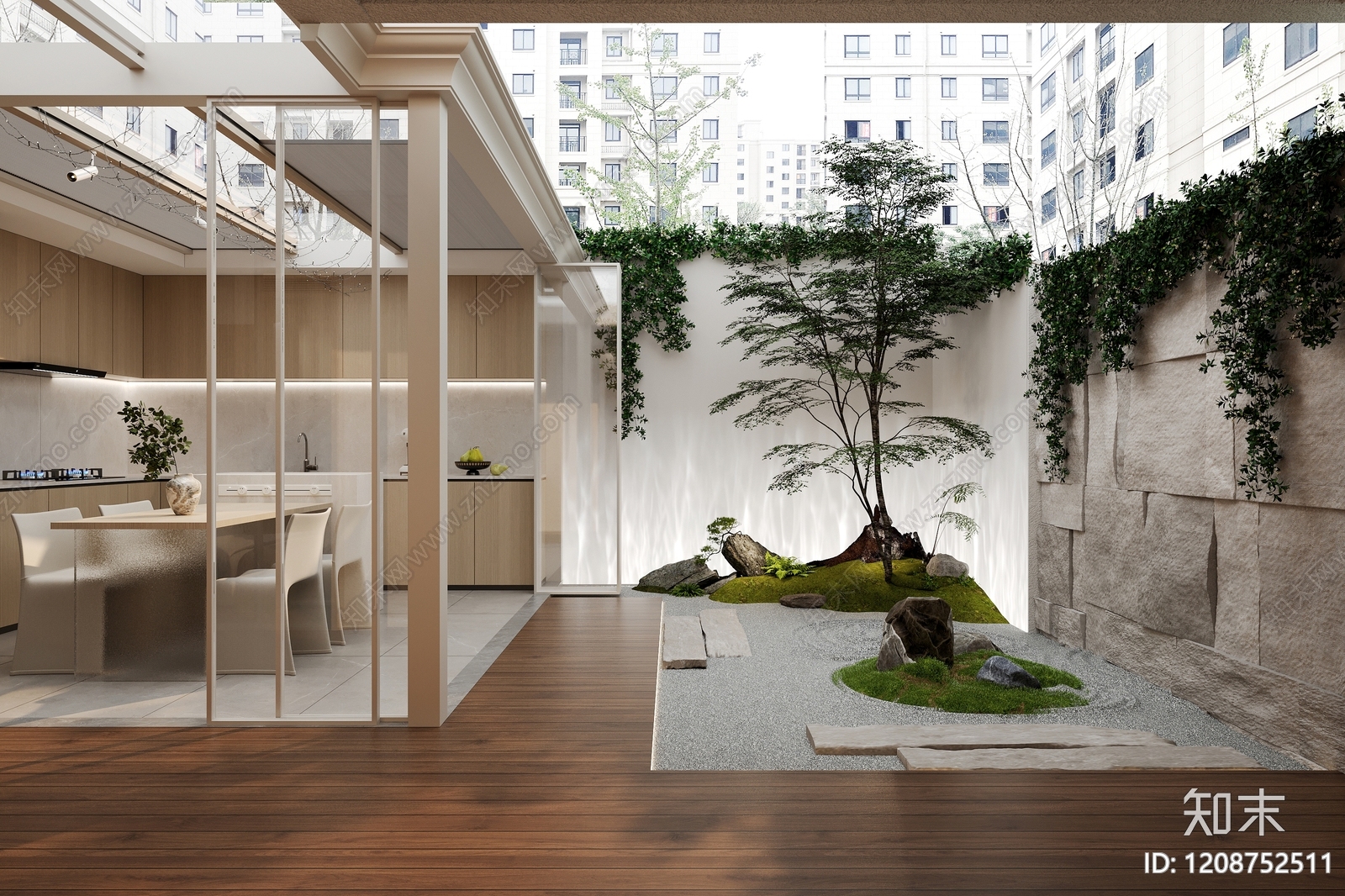 小户型平层cad施工图下载【ID:1208752511】