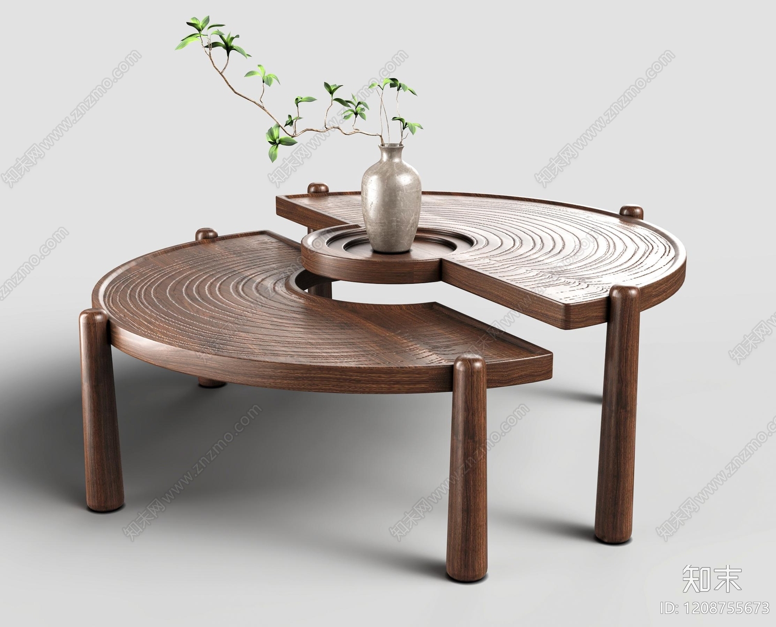 新中式茶几3D模型下载【ID:1208755673】