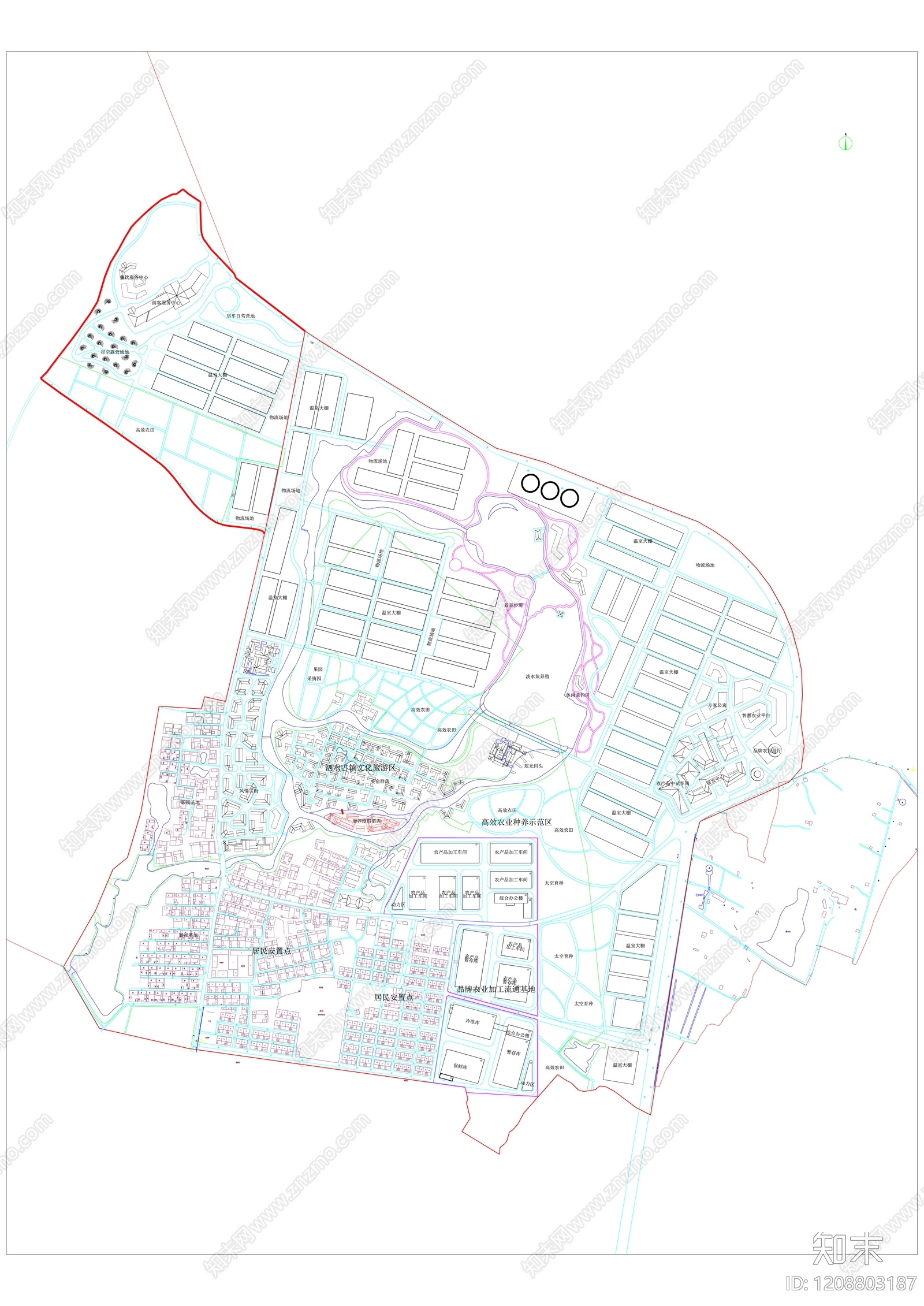 农业观光园区施工图下载【ID:1208803187】