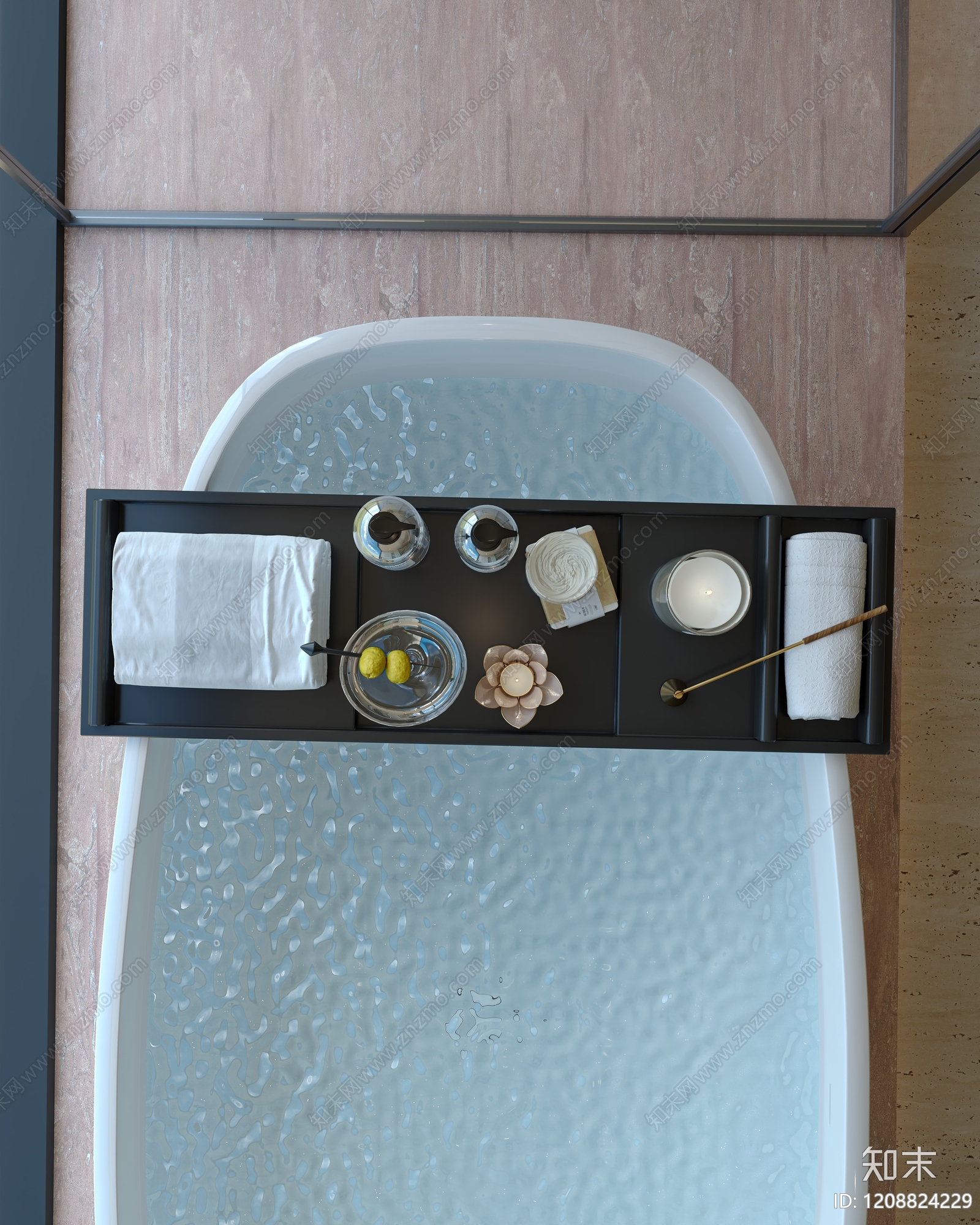 现代轻奢卫生间3D模型下载【ID:1208824229】