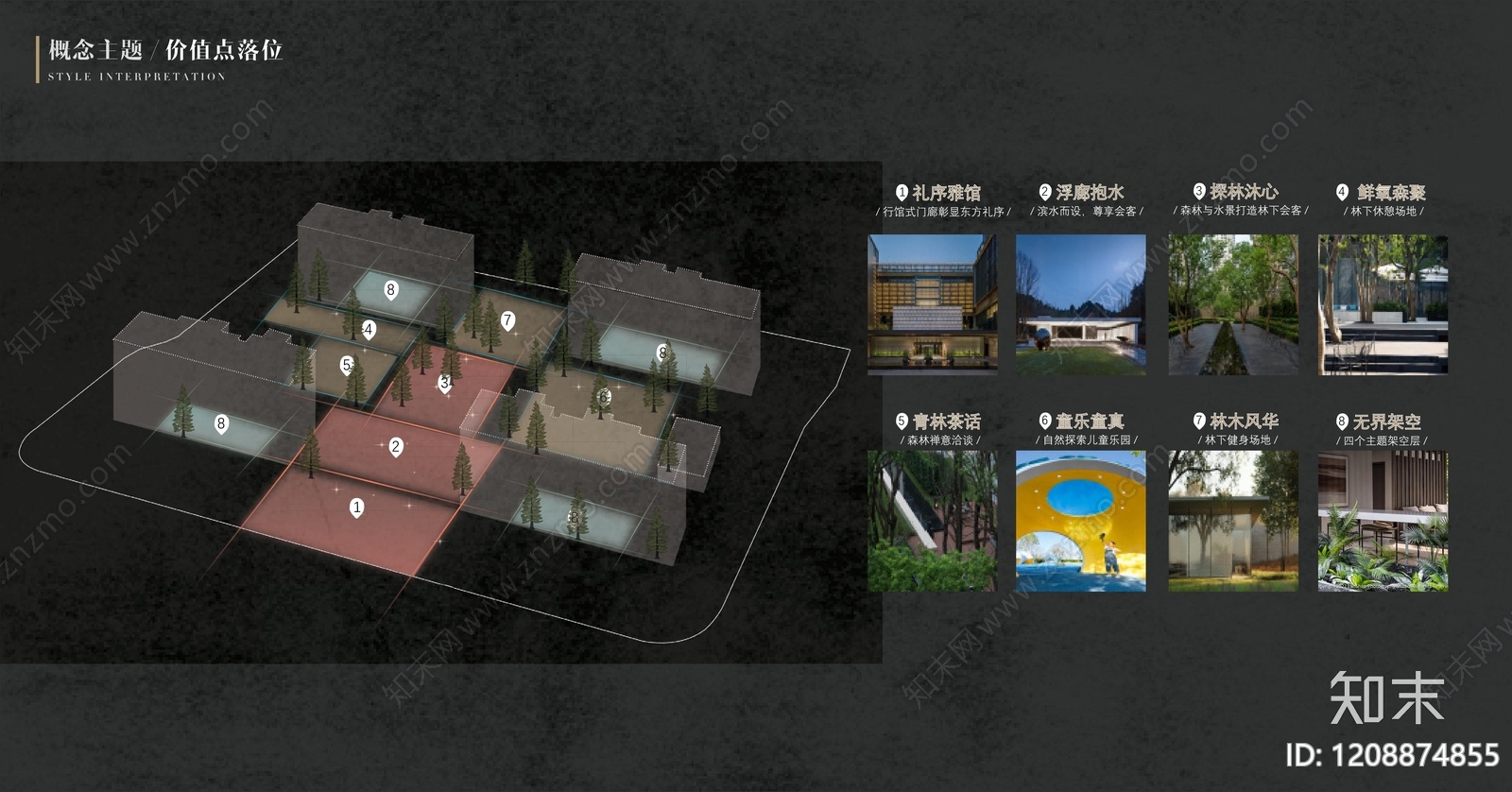 新中式小区景观下载【ID:1208874855】