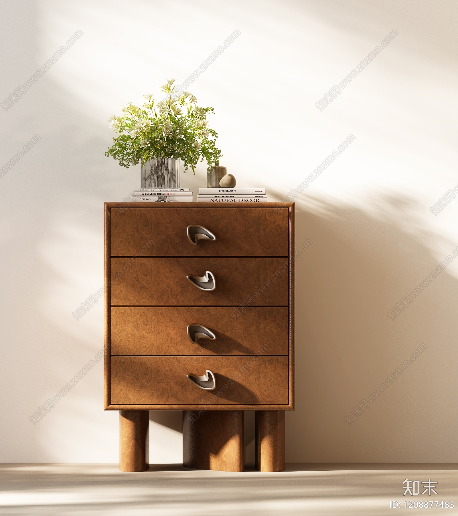 中古风斗柜3D模型下载【ID:1208877483】