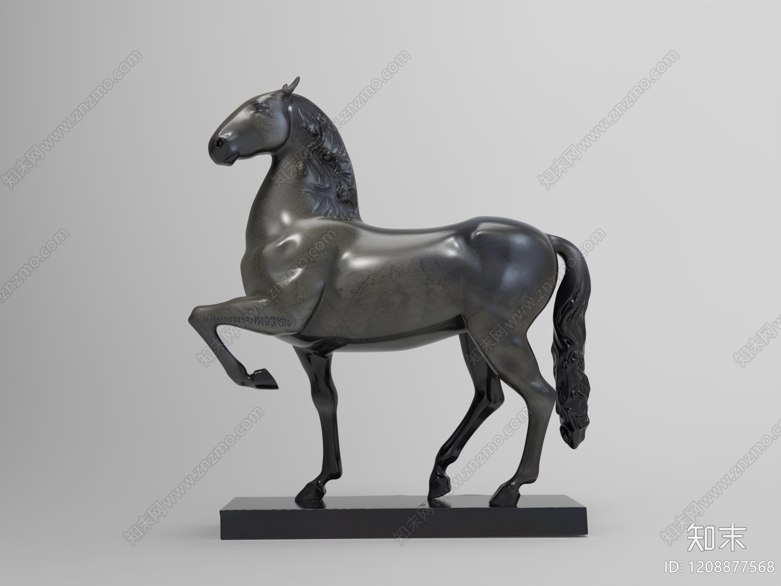 新中式雕塑摆件3D模型下载【ID:1208877568】
