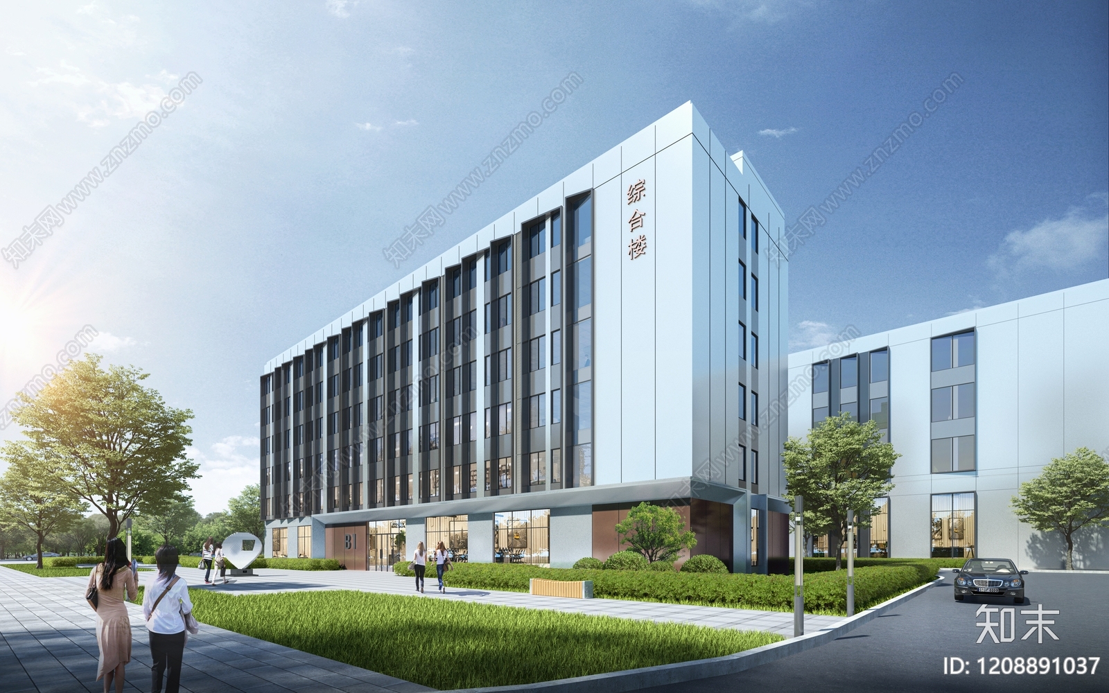 现代其他工业建筑SU模型下载【ID:1208891037】