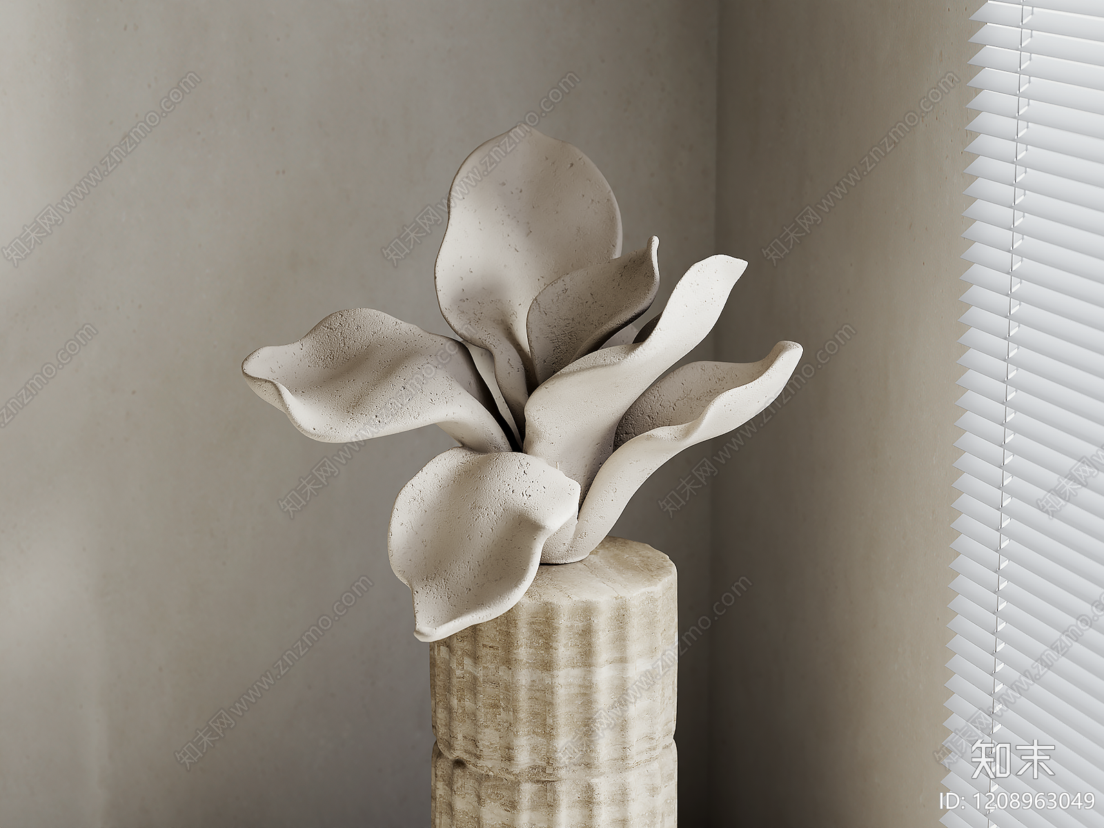 法式复古雕塑摆件SU模型下载【ID:1208963049】