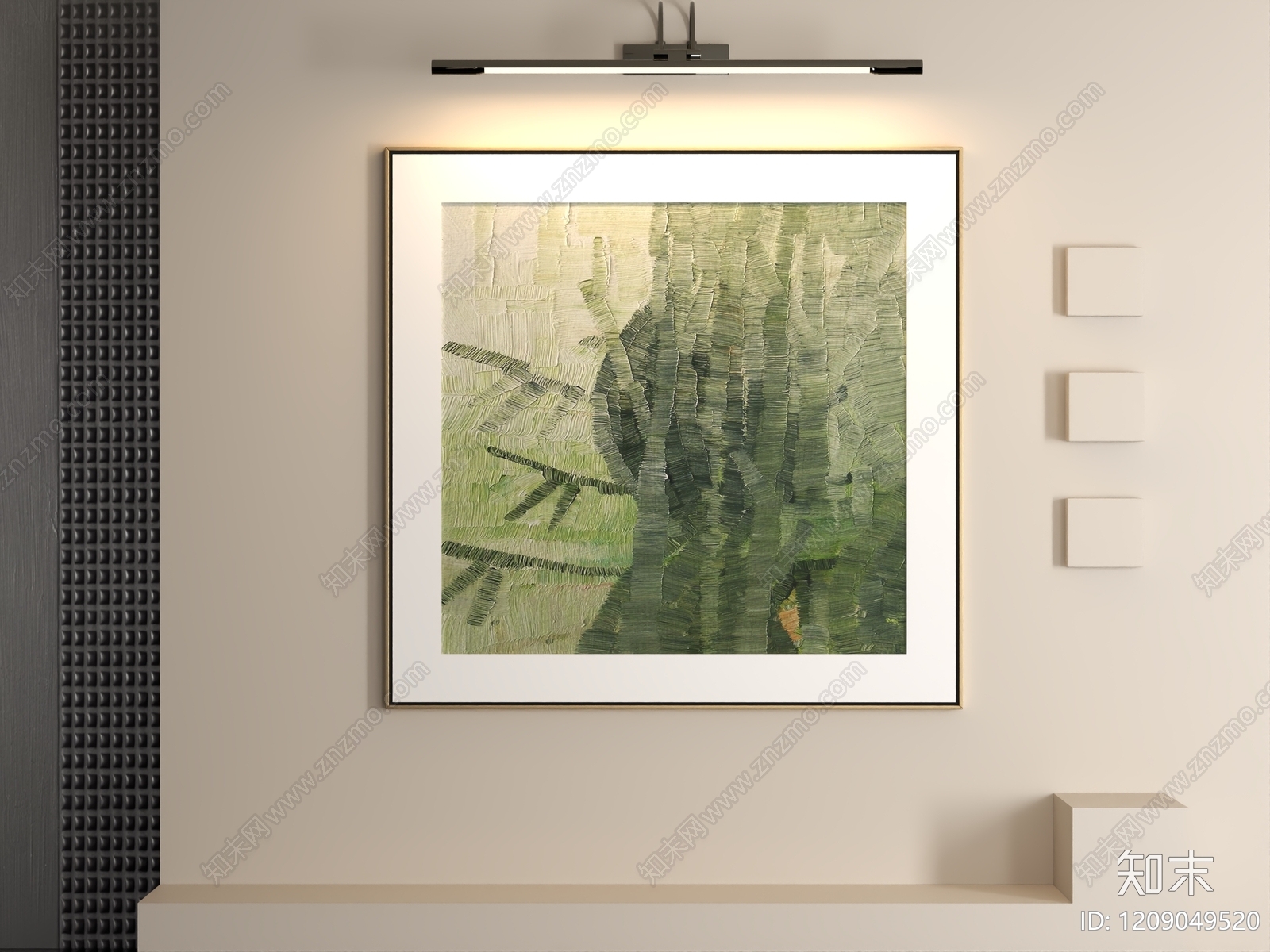 现代简约挂画3D模型下载【ID:1209049520】