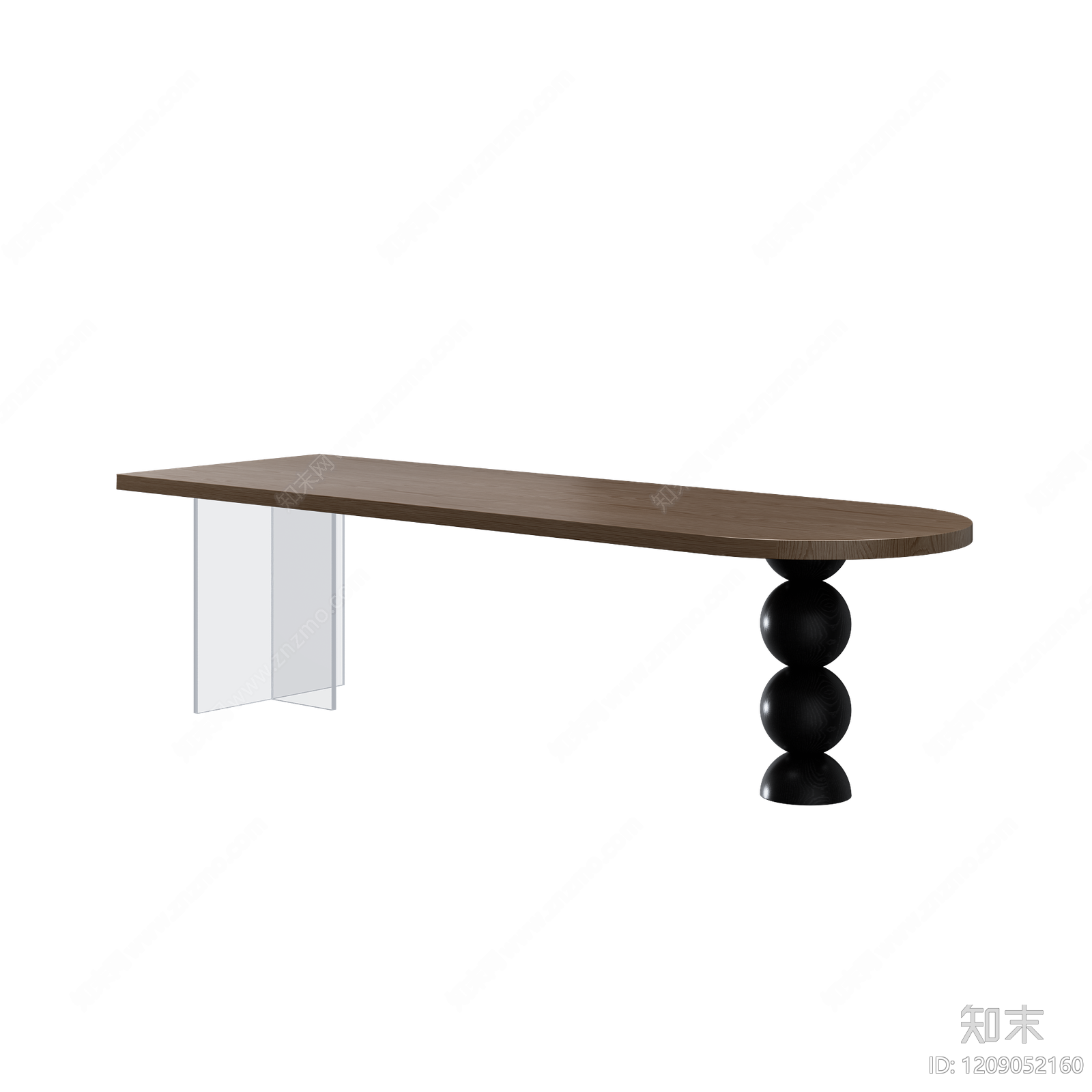 现代简约餐桌3D模型下载【ID:1209052160】