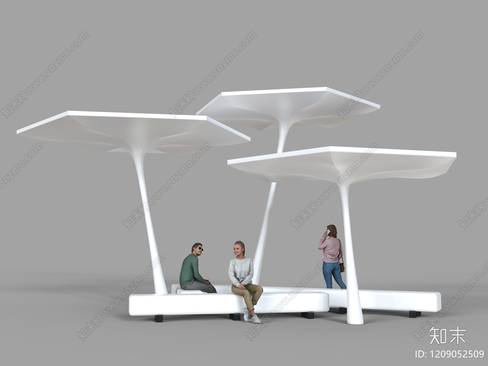 极简主义户外椅3D模型下载【ID:1209052509】