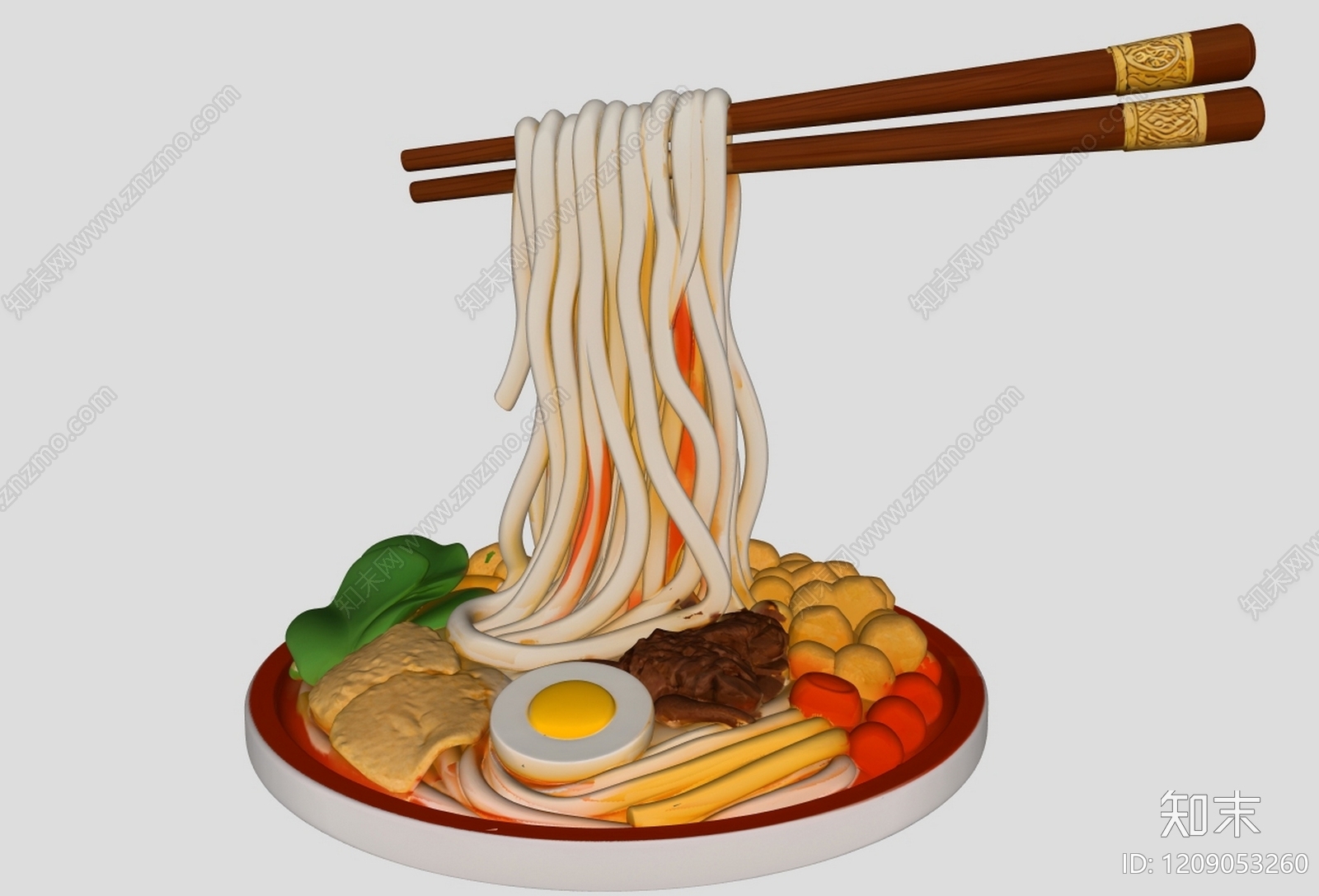 新中式雕塑SU模型下载【ID:1209053260】