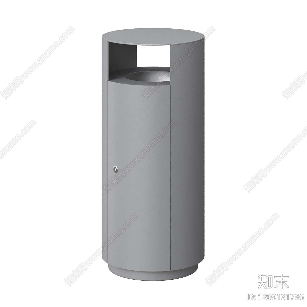 极简主义公用器材垃圾桶3D模型下载【ID:1209131736】