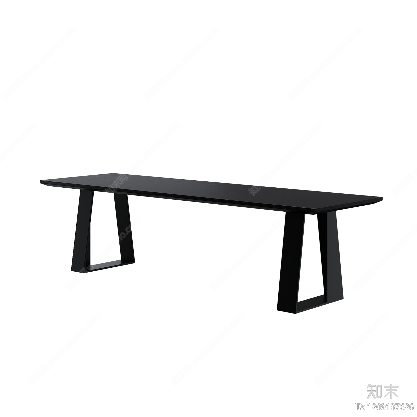 极简书桌3D模型下载【ID:1209137626】
