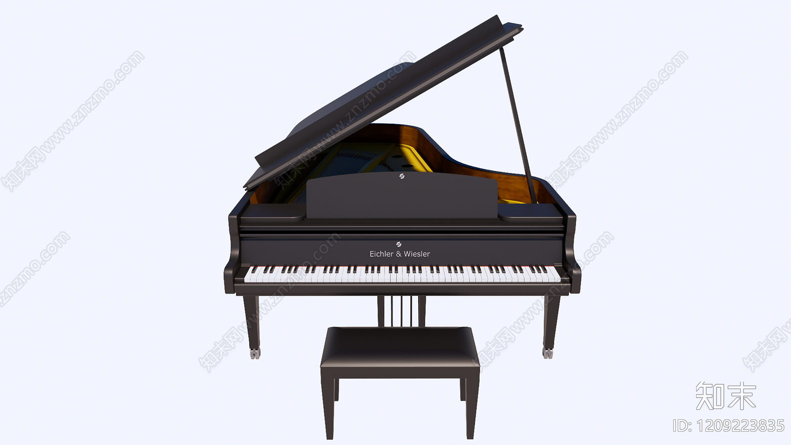 乐器SU模型下载【ID:1209223835】