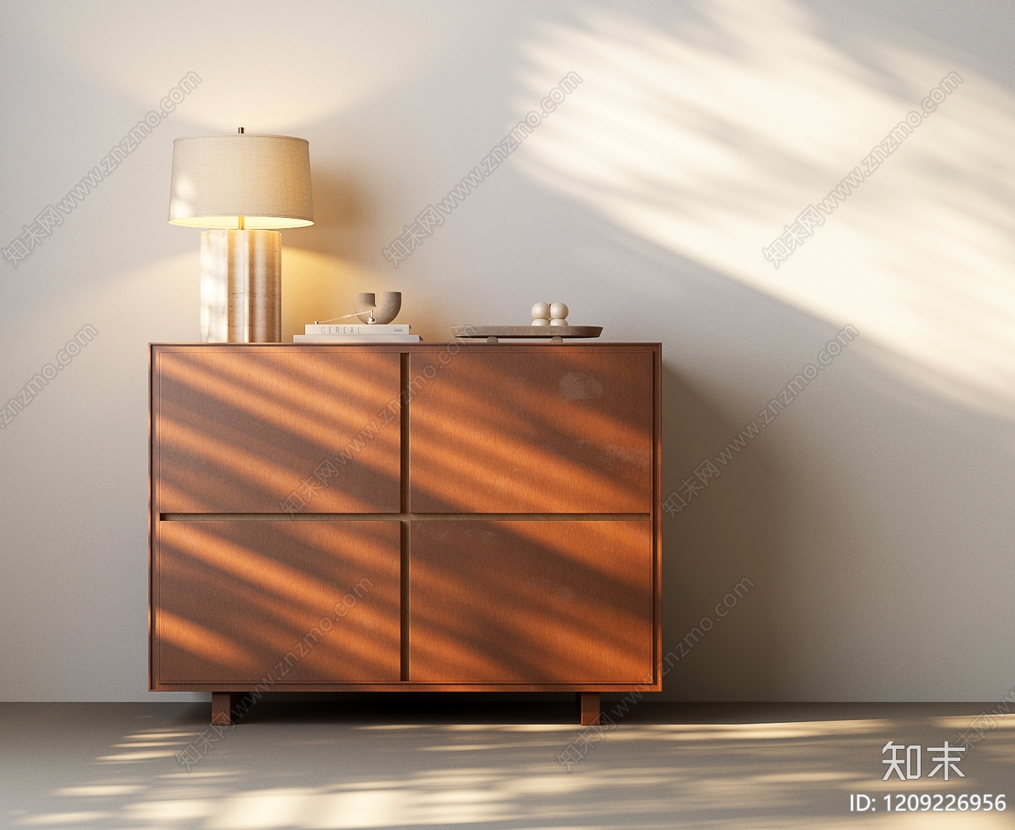 现代简约斗柜3D模型下载【ID:1209226956】