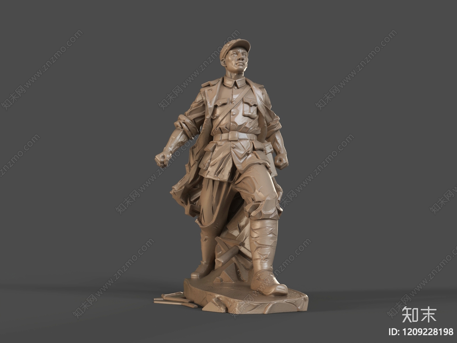 新中式雕塑景观雕塑3D模型下载【ID:1209228198】