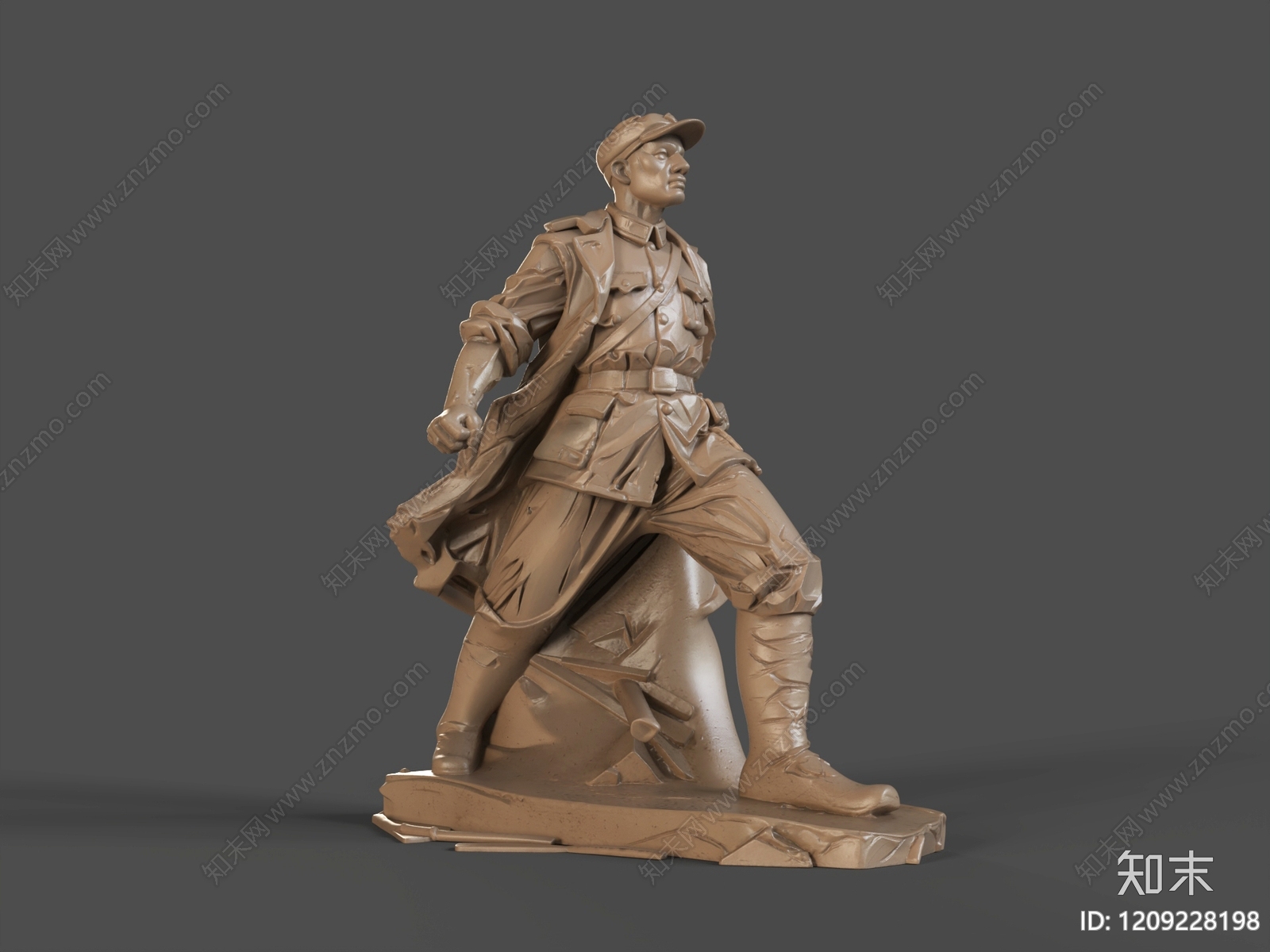 新中式雕塑景观雕塑3D模型下载【ID:1209228198】