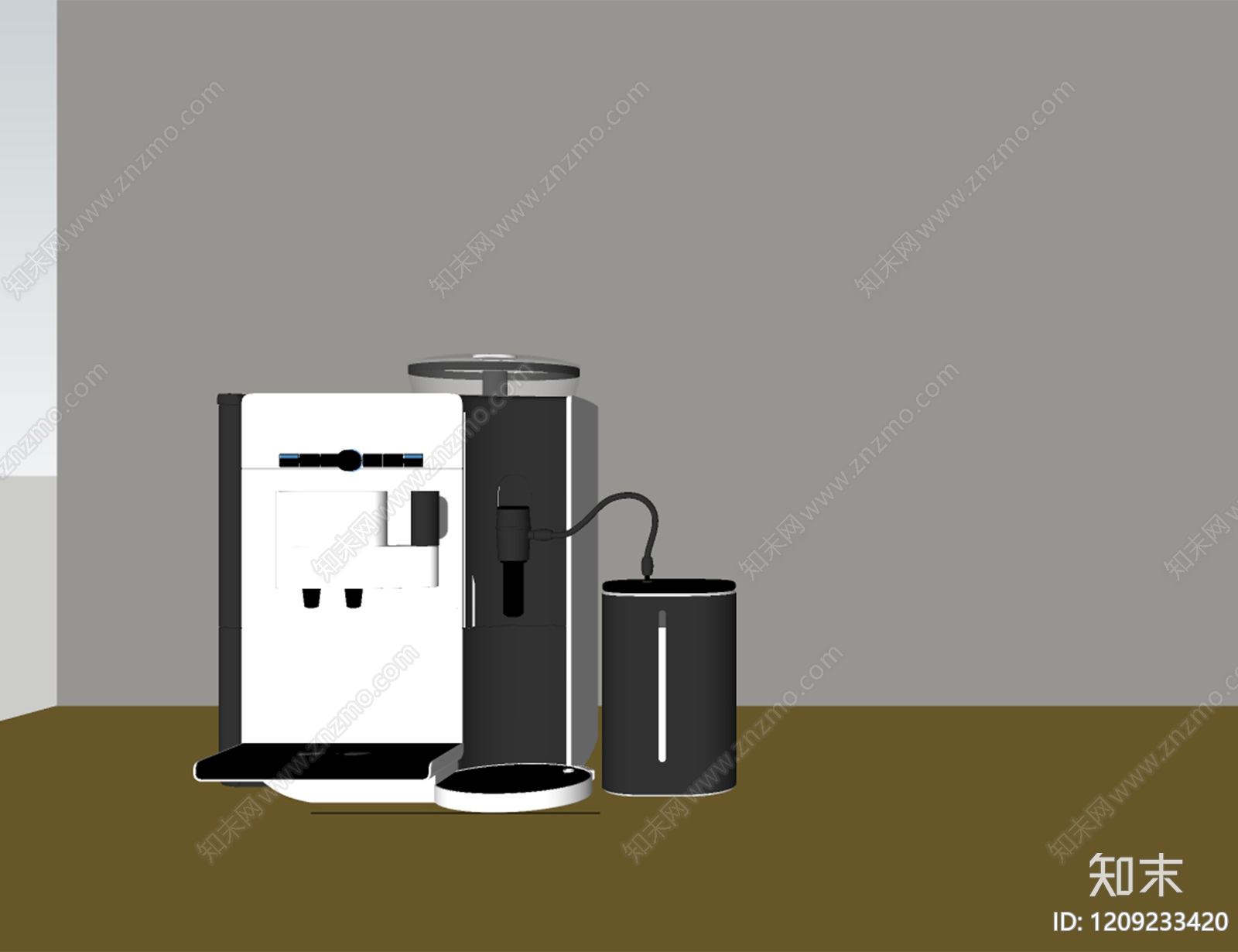 厨房用品组合SU模型下载【ID:1209233420】