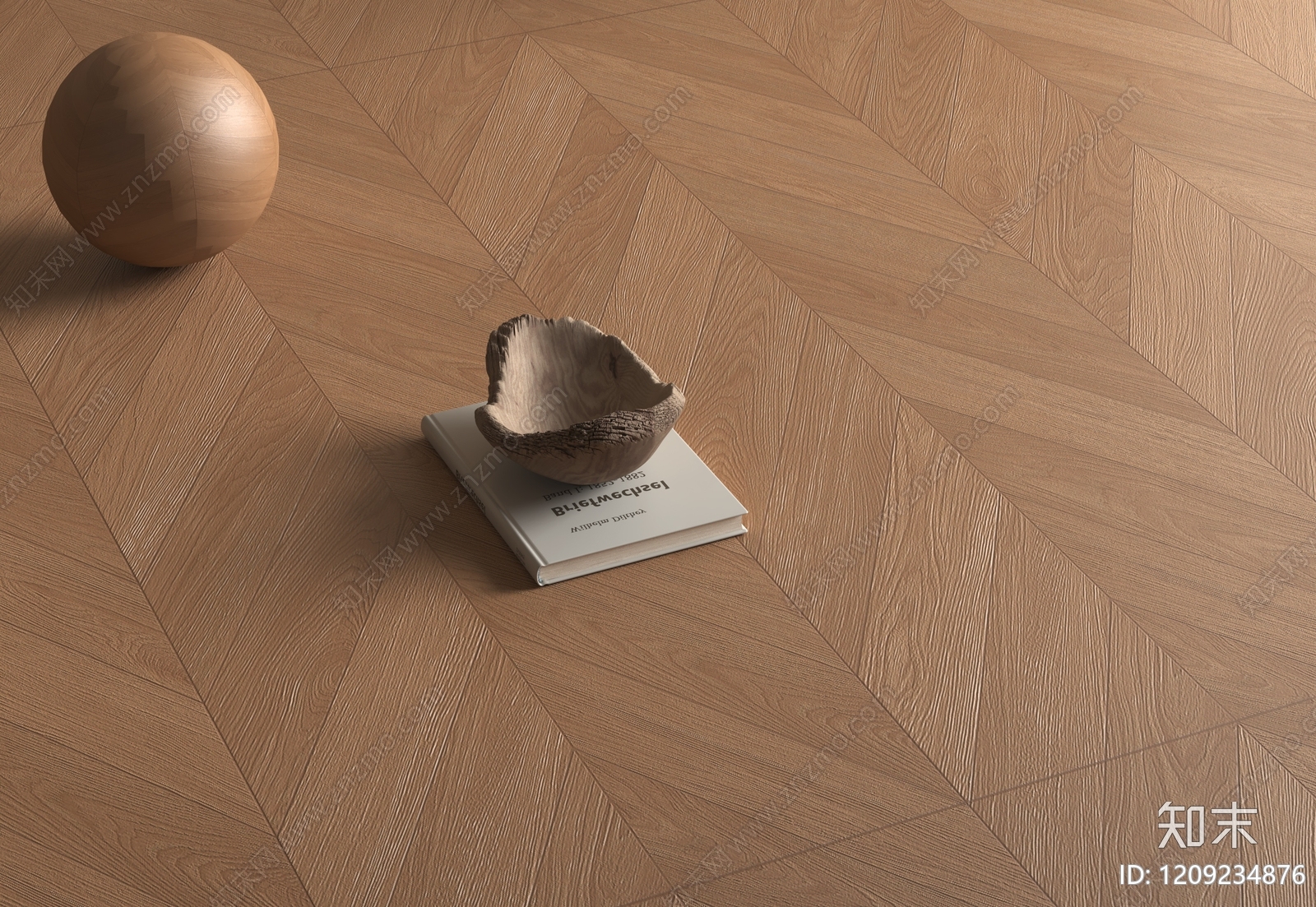 原木风地板3D模型下载【ID:1209234876】