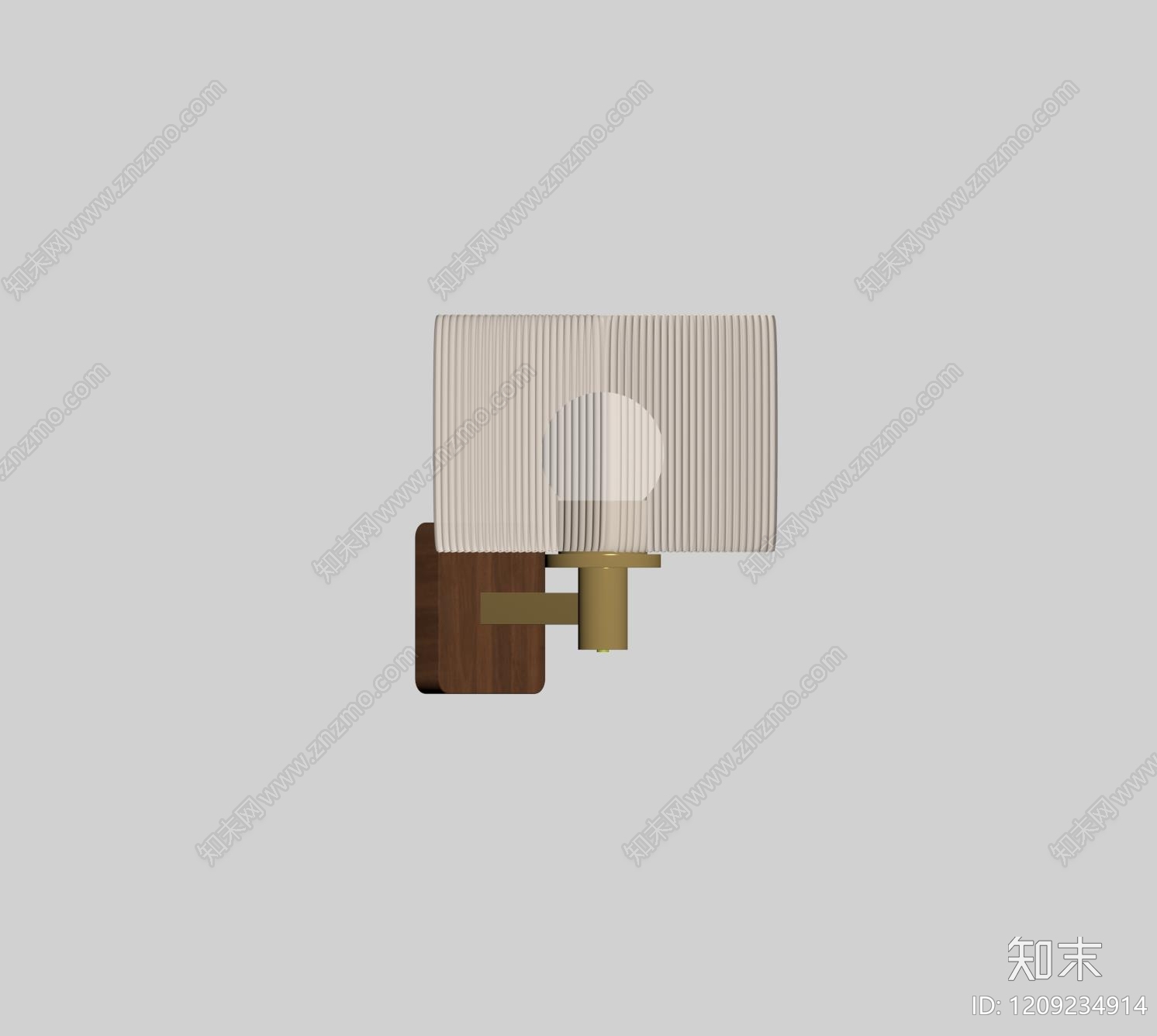 现代中古壁灯SU模型下载【ID:1209234914】