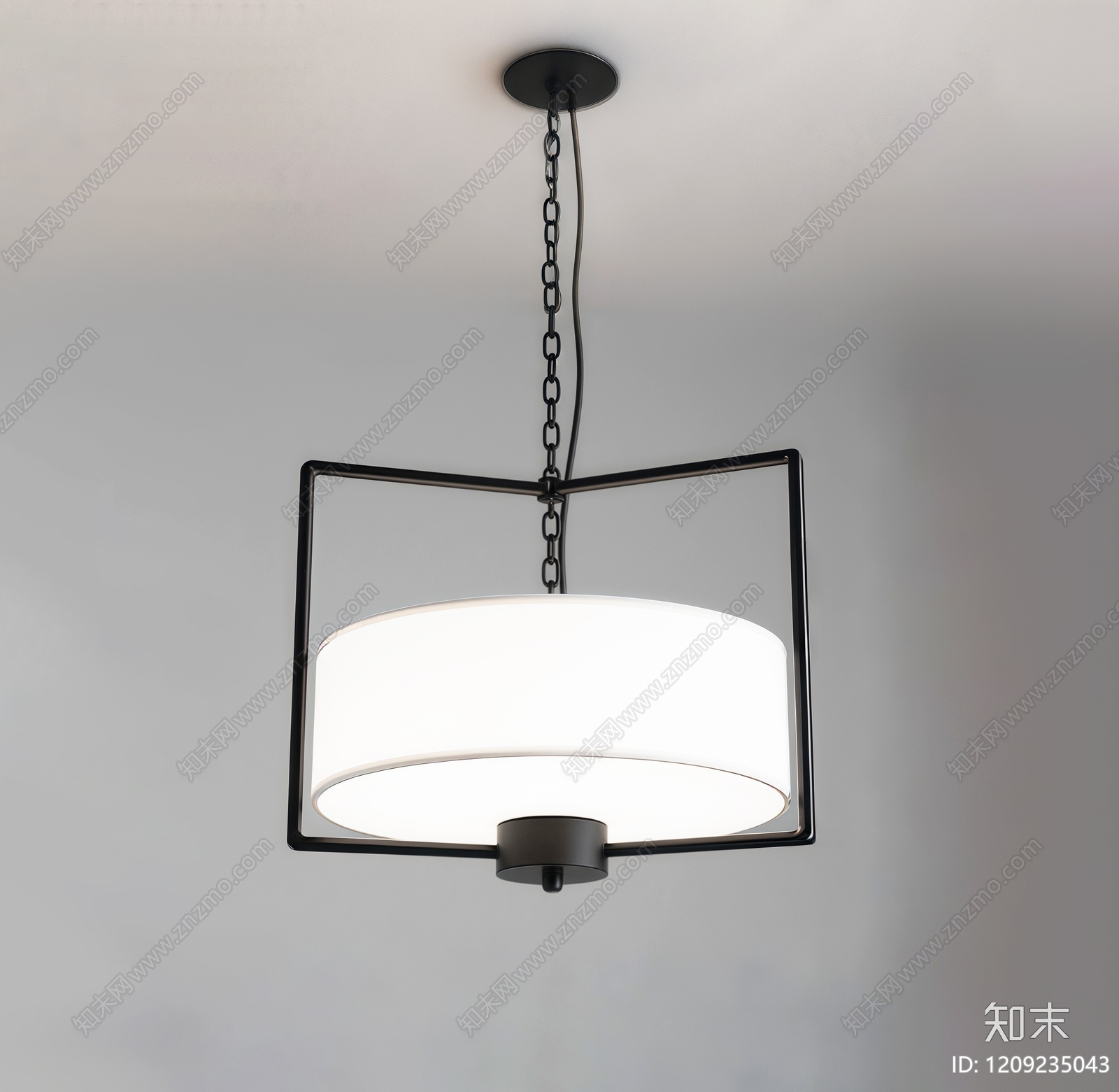 现代简约吊灯SU模型下载【ID:1209235043】