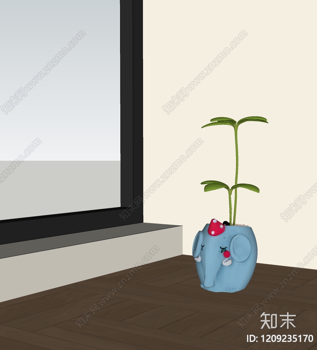 盆栽SU模型下载【ID:1209235170】