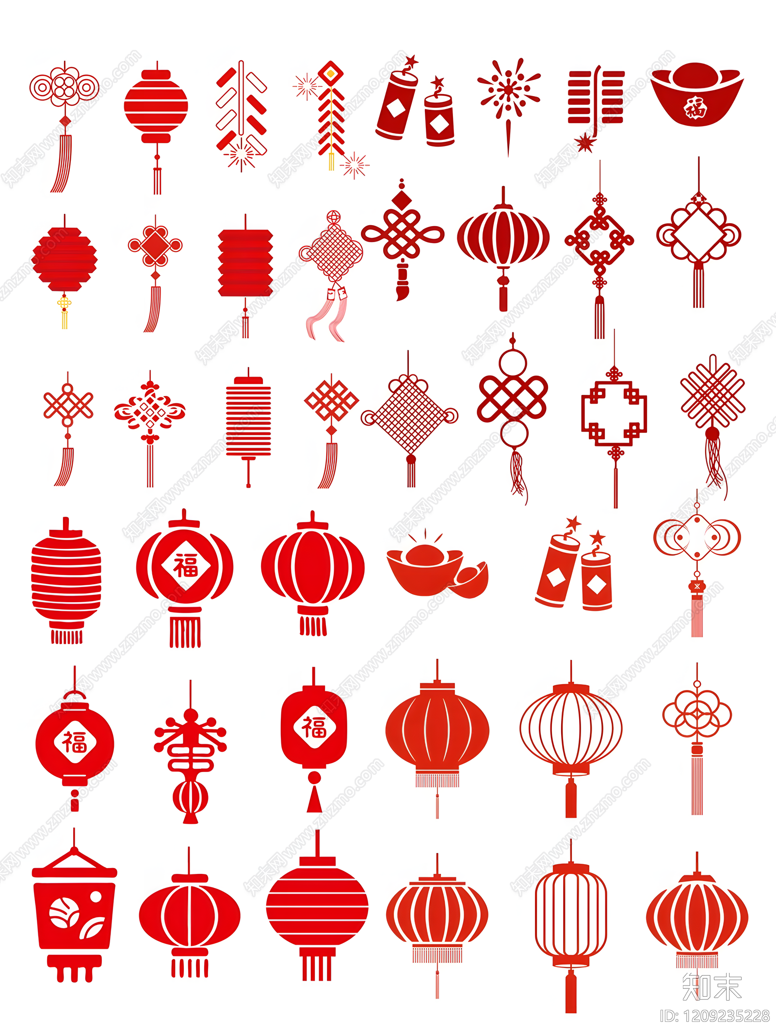 新中式剪影图库施工图下载【ID:1209235228】