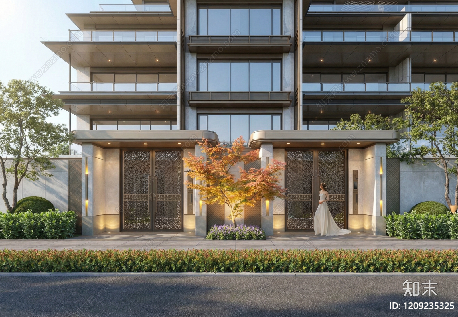 现代入口大门SU模型下载【ID:1209235325】