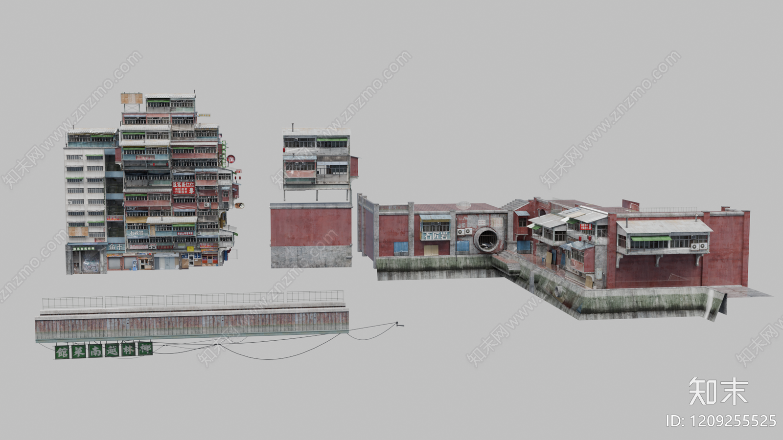 复古其他住宅外观3D模型下载【ID:1209255525】
