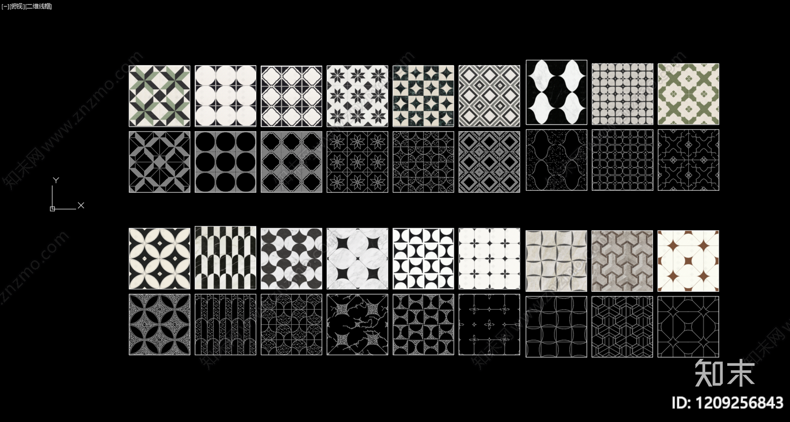 法式中古填充图案施工图下载【ID:1209256843】