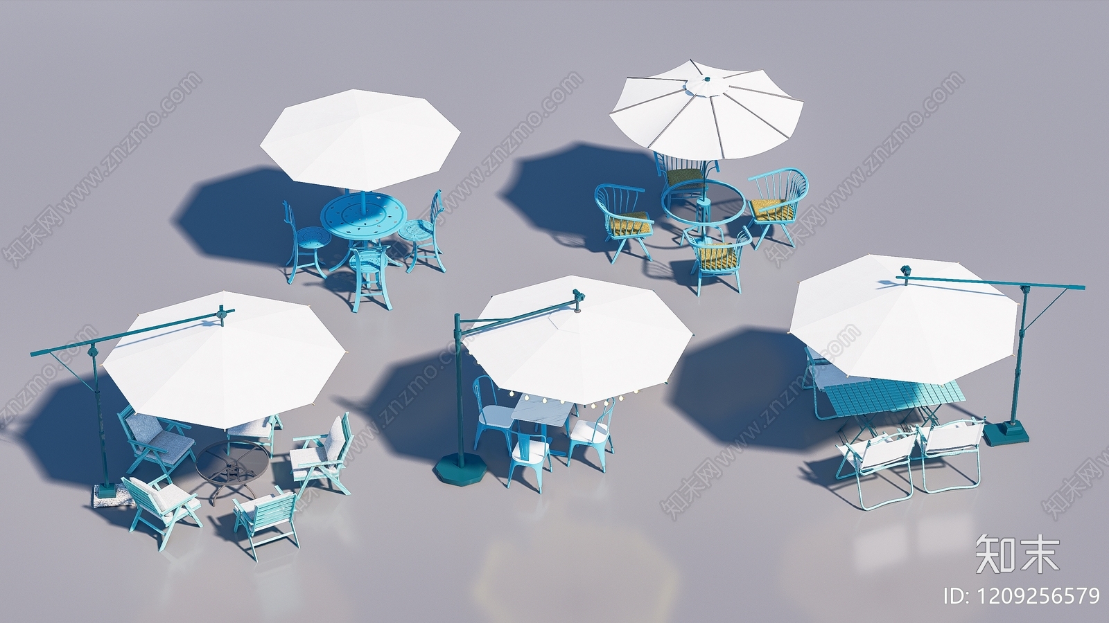 现代遮阳伞SU模型下载【ID:1209256579】