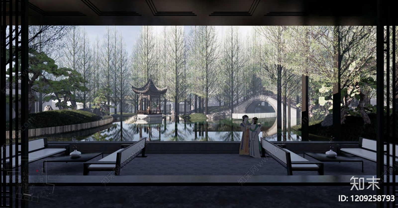 现代示范区景观下载【ID:1209258793】