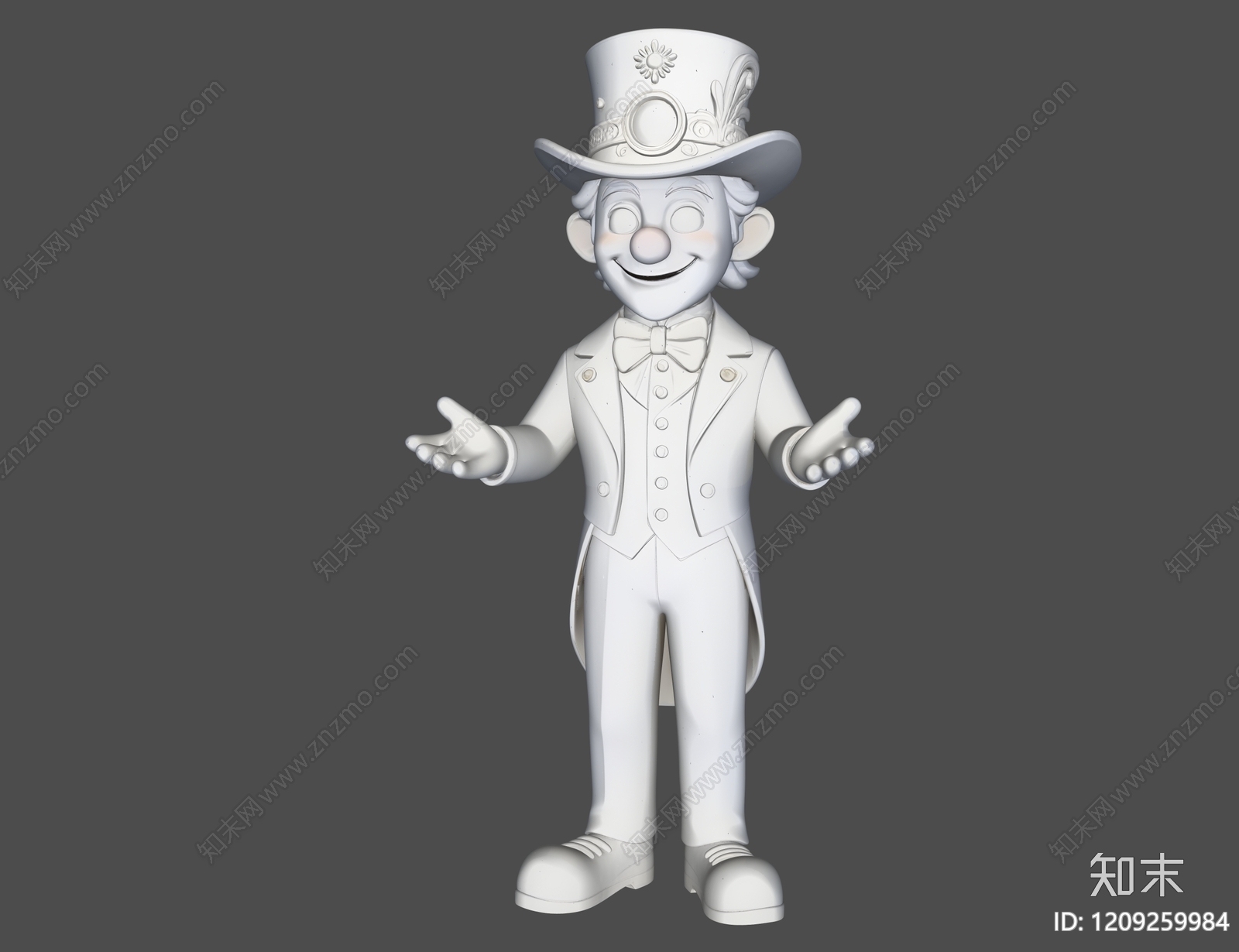 卡通写实主义虚拟人物3D模型下载【ID:1209259984】