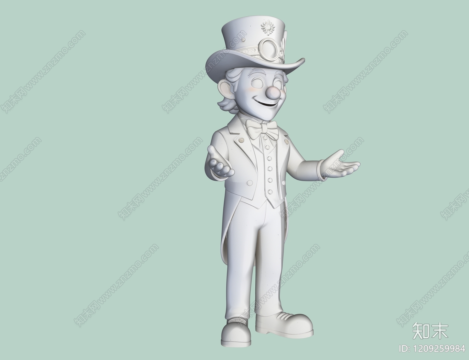 卡通写实主义虚拟人物3D模型下载【ID:1209259984】