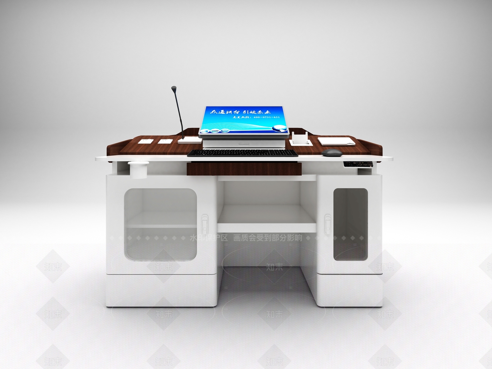 现代简约讲台3D模型下载【ID:1209264169】