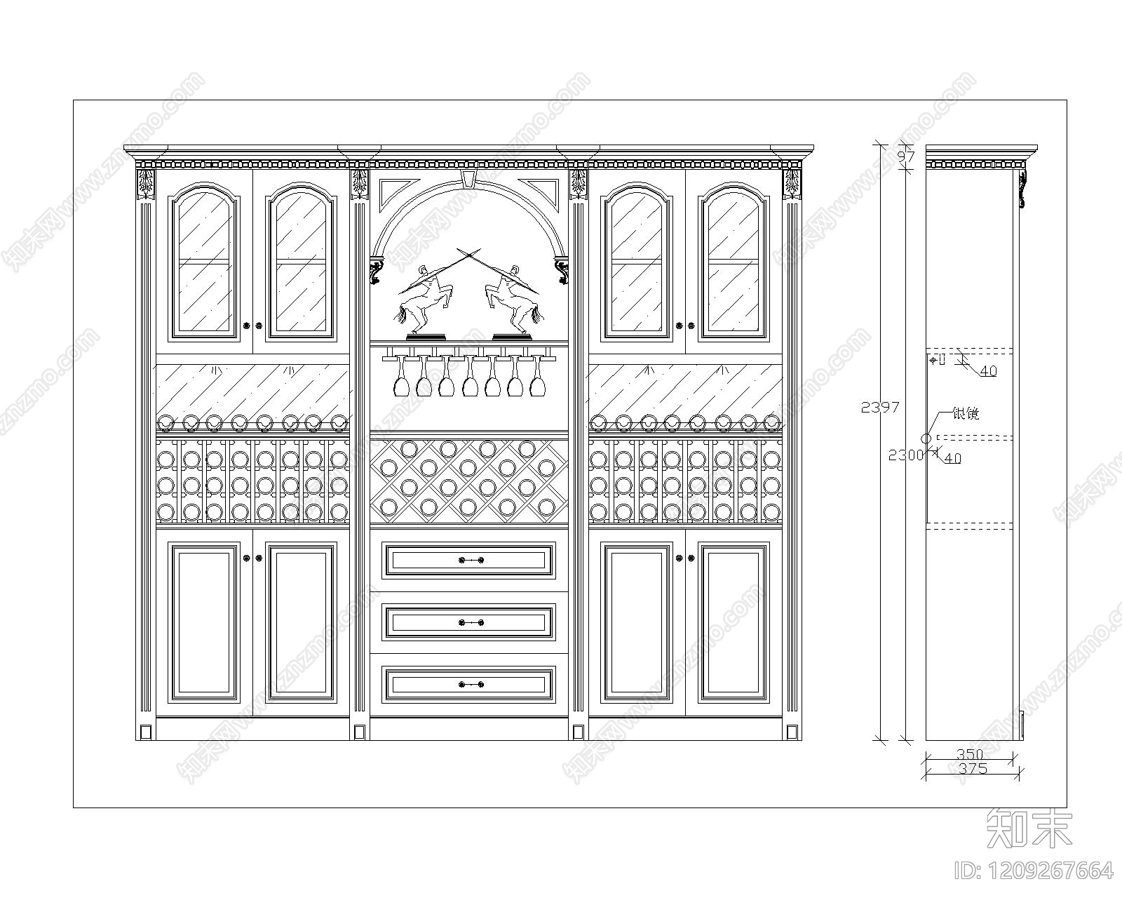 北欧家具图库施工图下载【ID:1209267664】