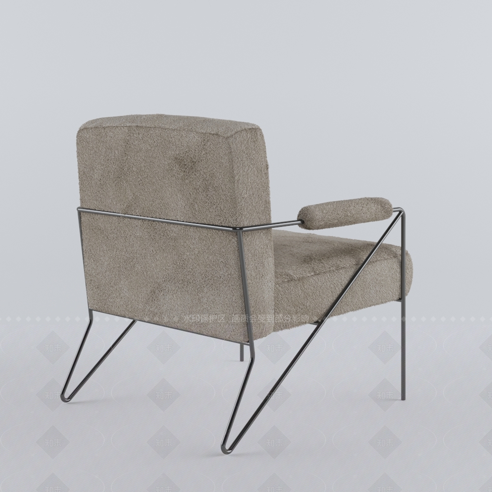 现代简约休闲椅3D模型下载【ID:1209269545】