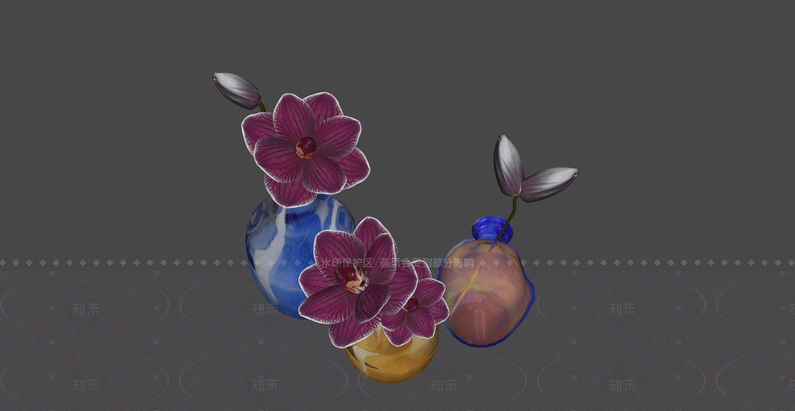 现代花艺SU模型下载【ID:1209269886】