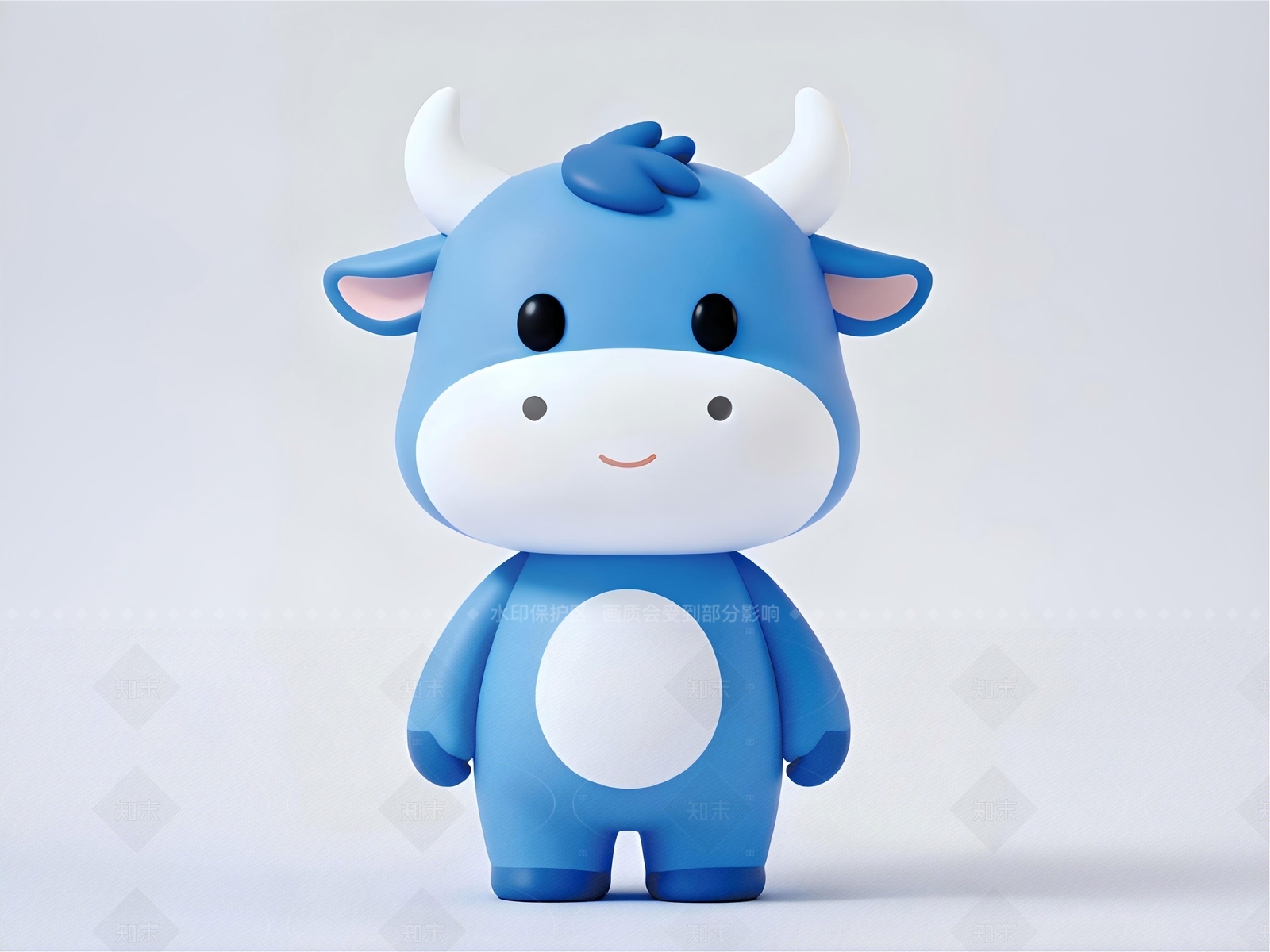 极简卡通虚拟人物3D模型下载【ID:1209270830】