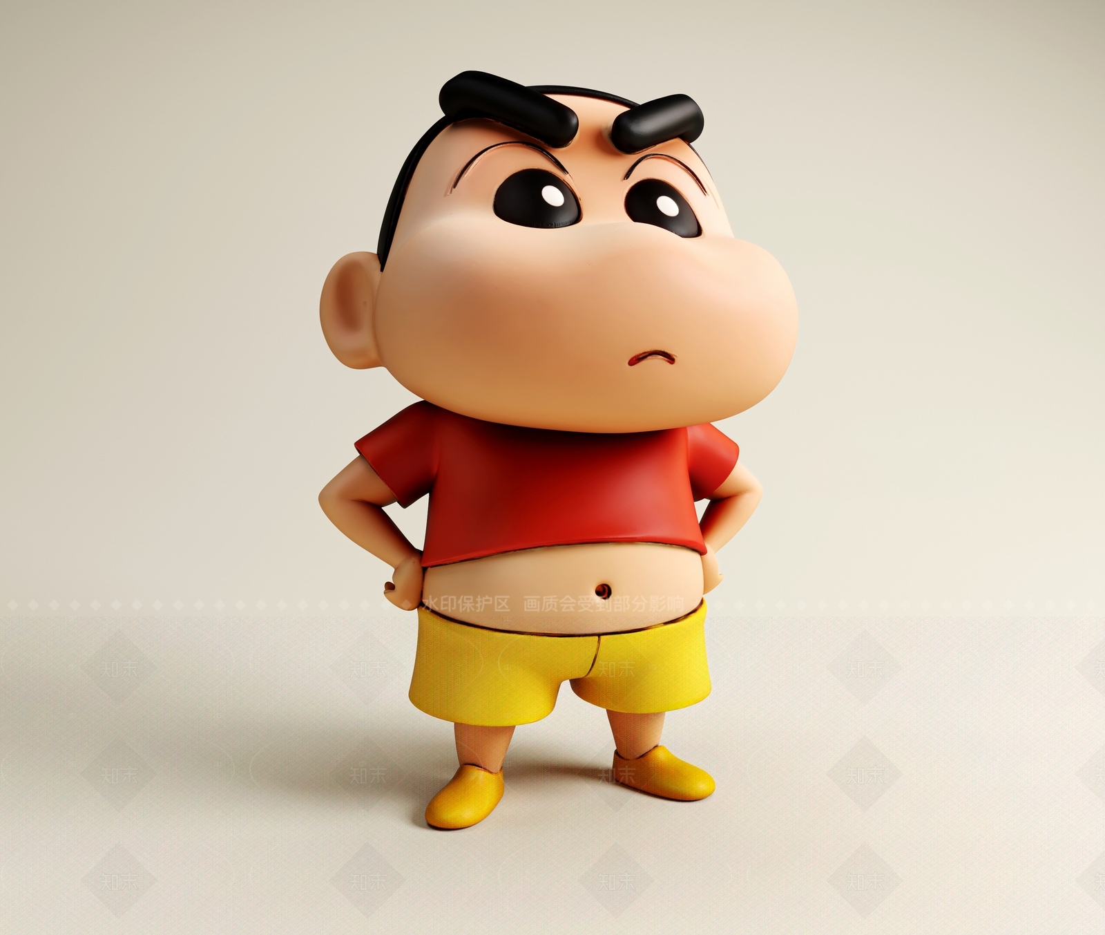 卡通3D风格雕塑摆件3D模型下载【ID:1209271765】