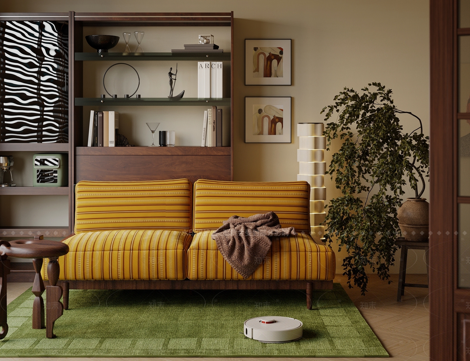 中古风书房3D模型下载【ID:1209274786】