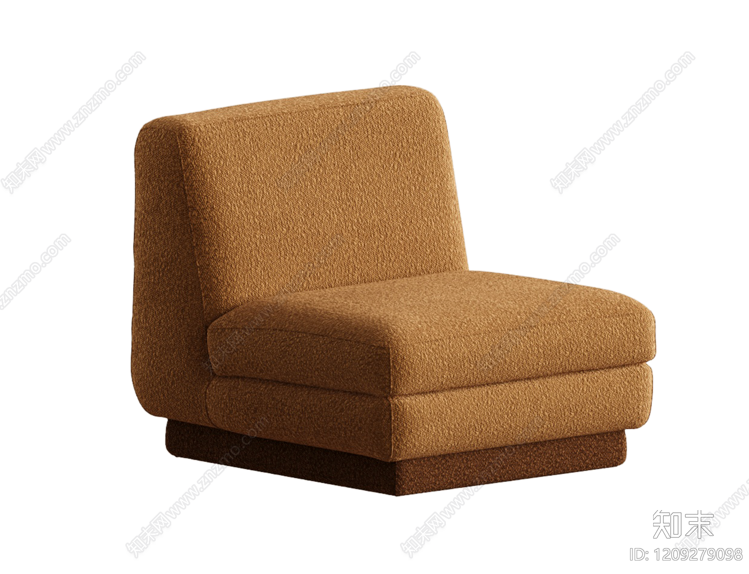 现代简约单人沙发3D模型下载【ID:1209279098】