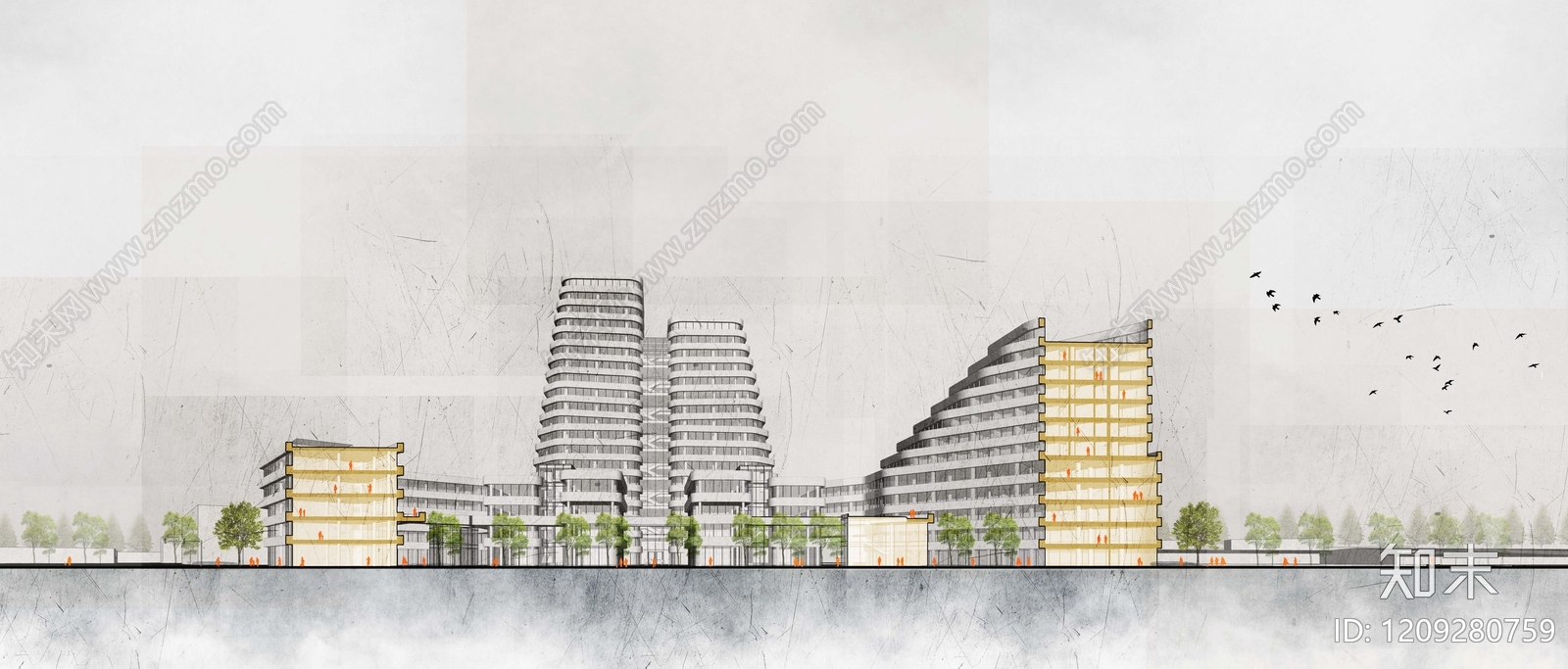 现代其他剖面图下载【ID:1209280759】