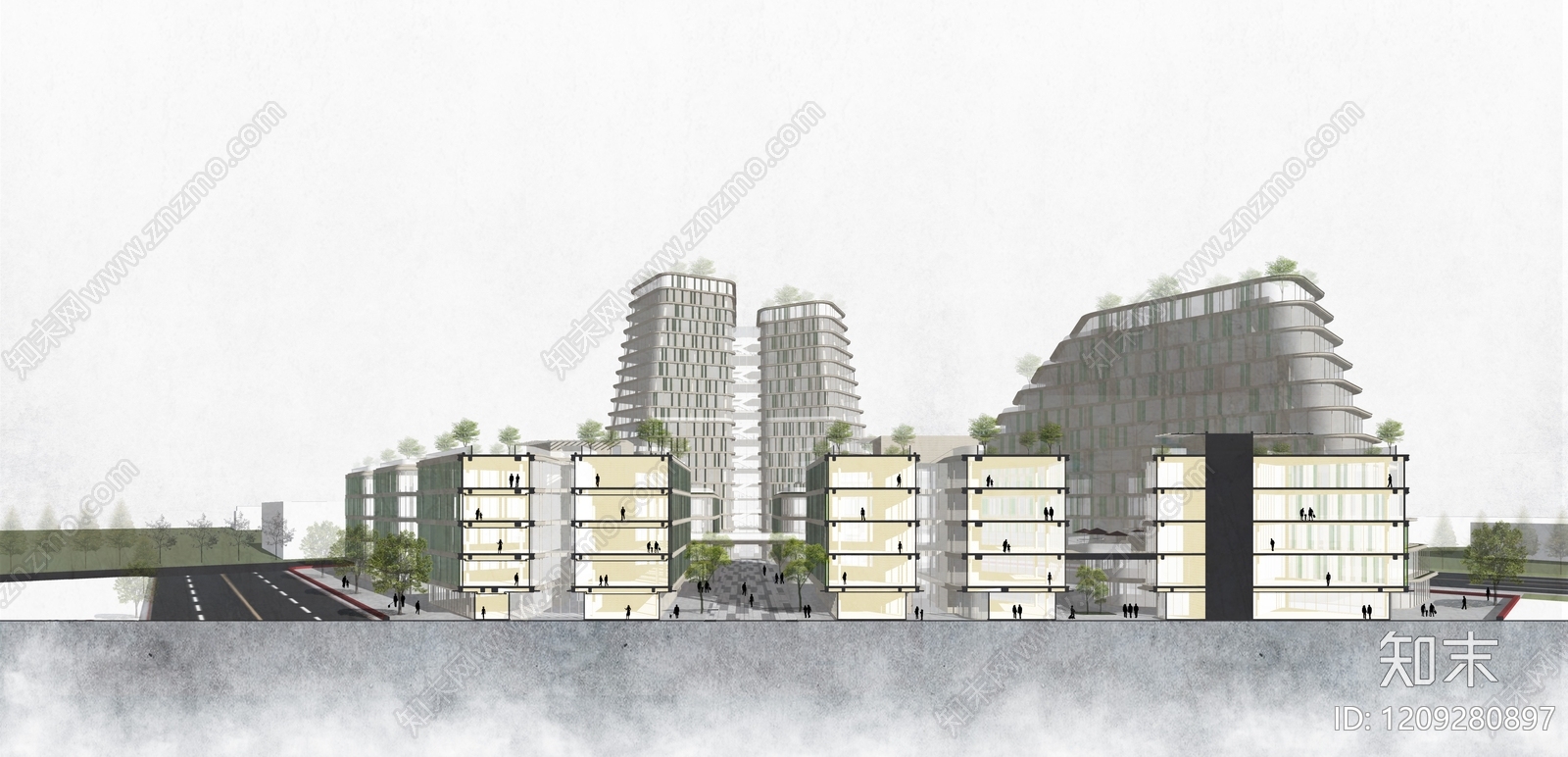 现代其他剖面图下载【ID:1209280897】