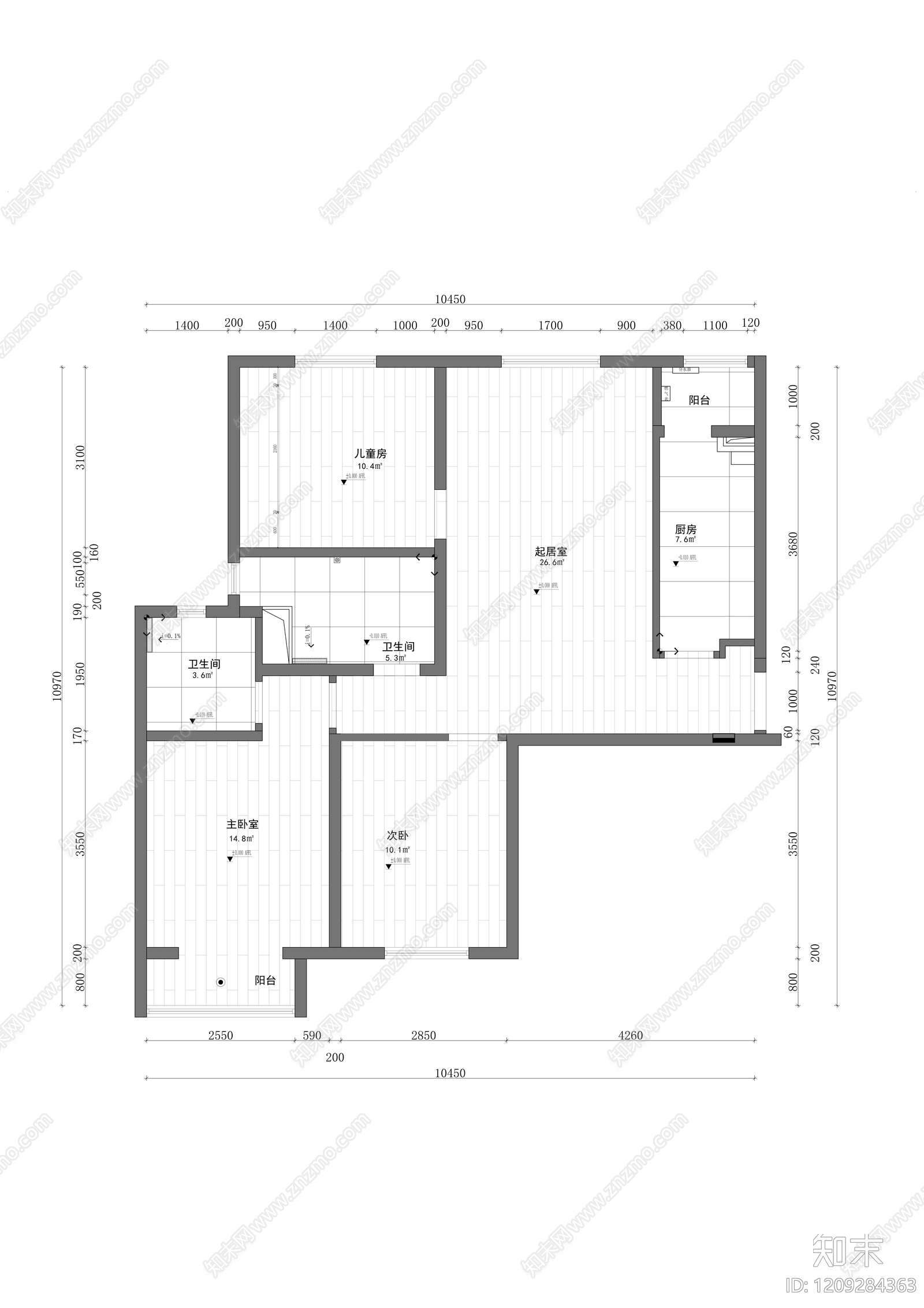 全屋定制cad施工图下载【ID:1209284363】