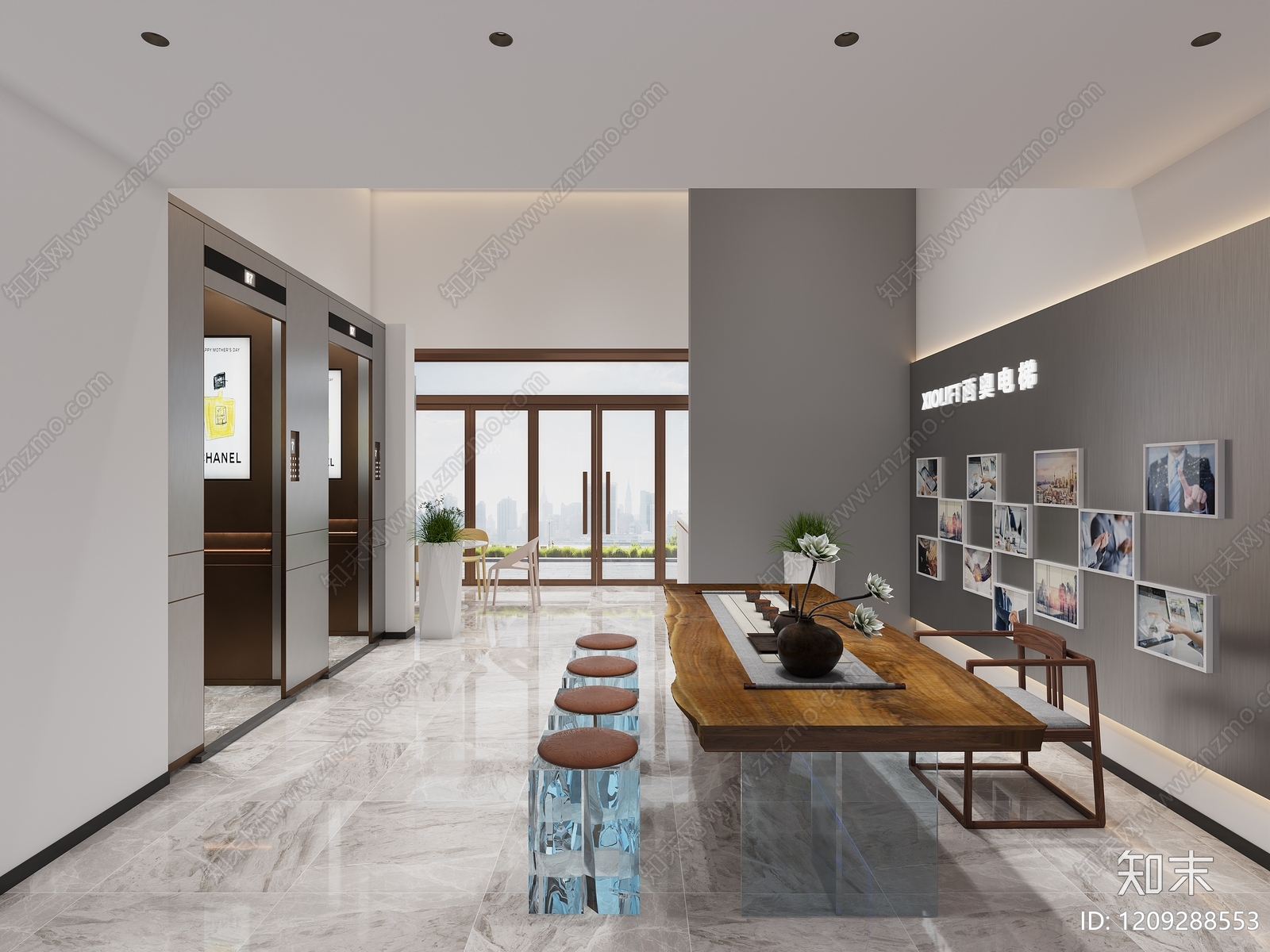 现代简约其他展厅3D模型下载【ID:1209288553】