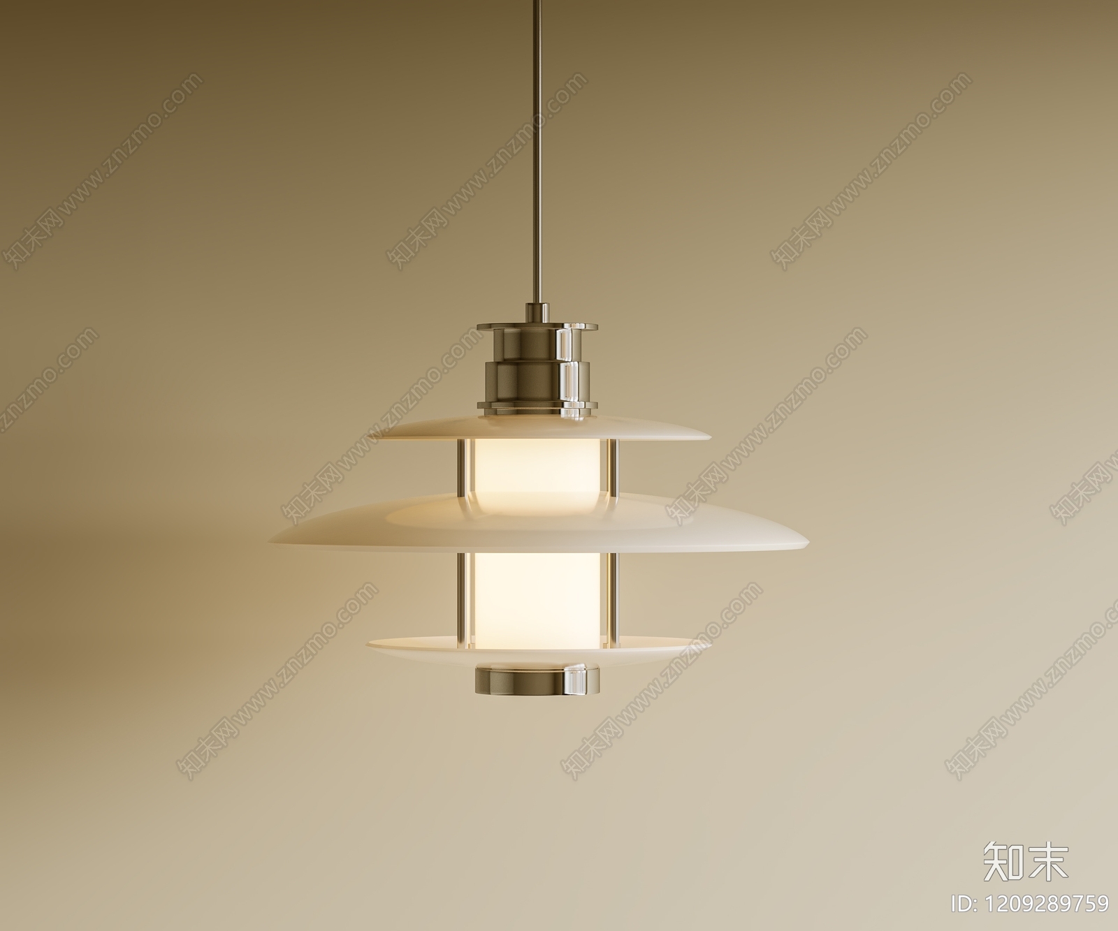 北欧风小吊灯3D模型下载【ID:1209289759】