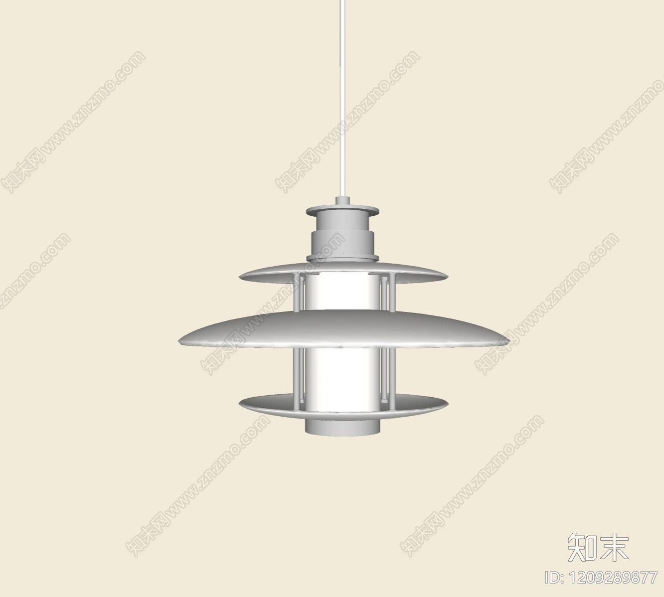 现代简约吊灯SU模型下载【ID:1209289877】